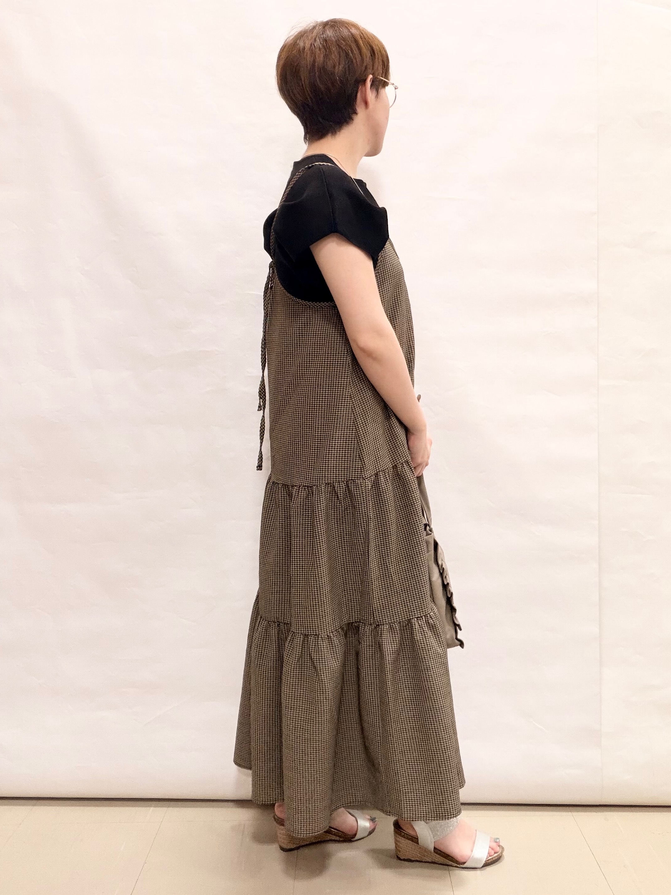 なっちゃんさんの「SHOO･LA･RUE｜【洗濯機可/S-LL】インせず着られる 大人シンプルニット」を使ったコーディネート