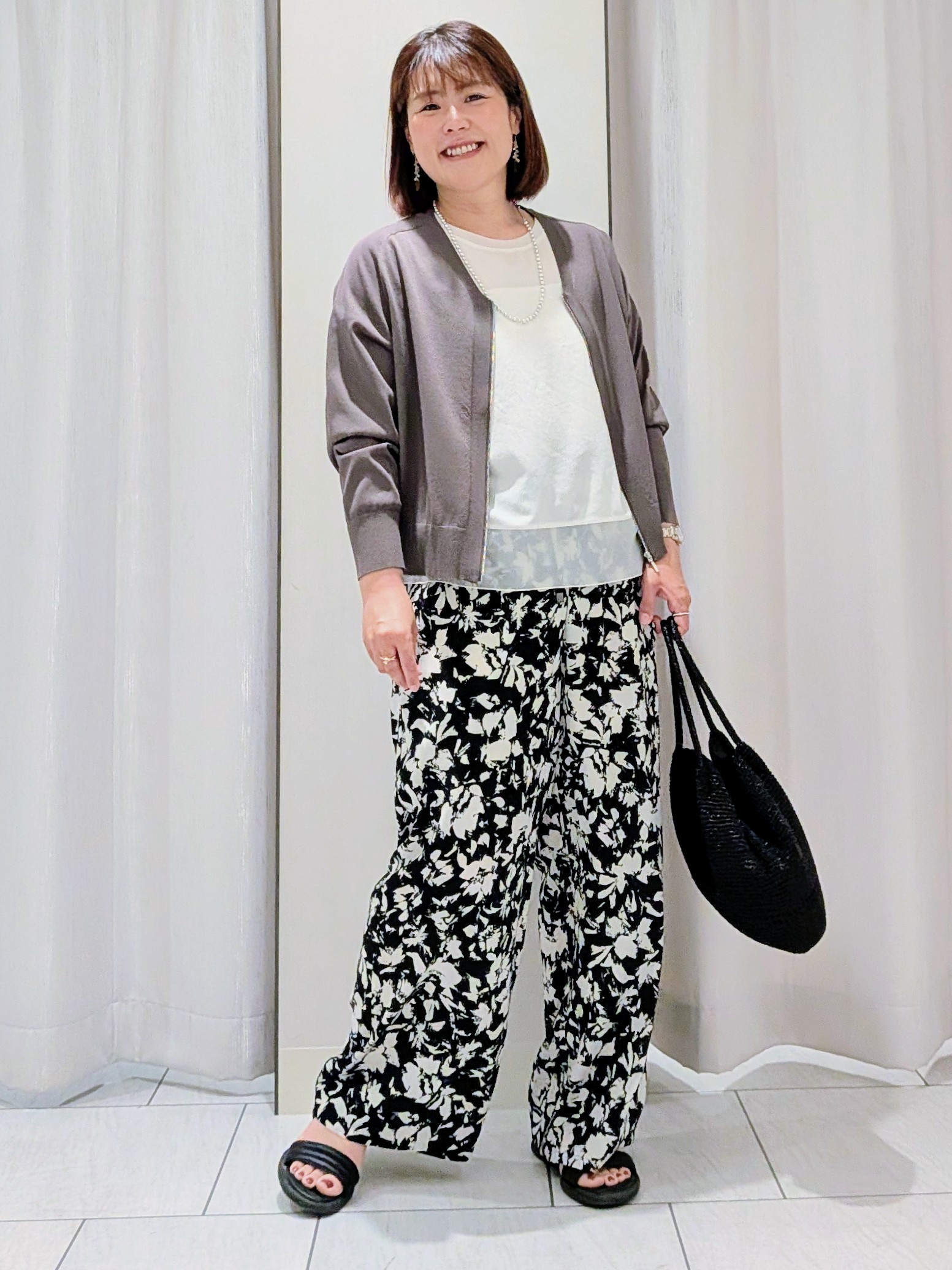 Onumaさんの「UNTITLED｜【重ね着でおしゃれ見え】裾シアードッキングプルオーバー」を使ったコーディネート