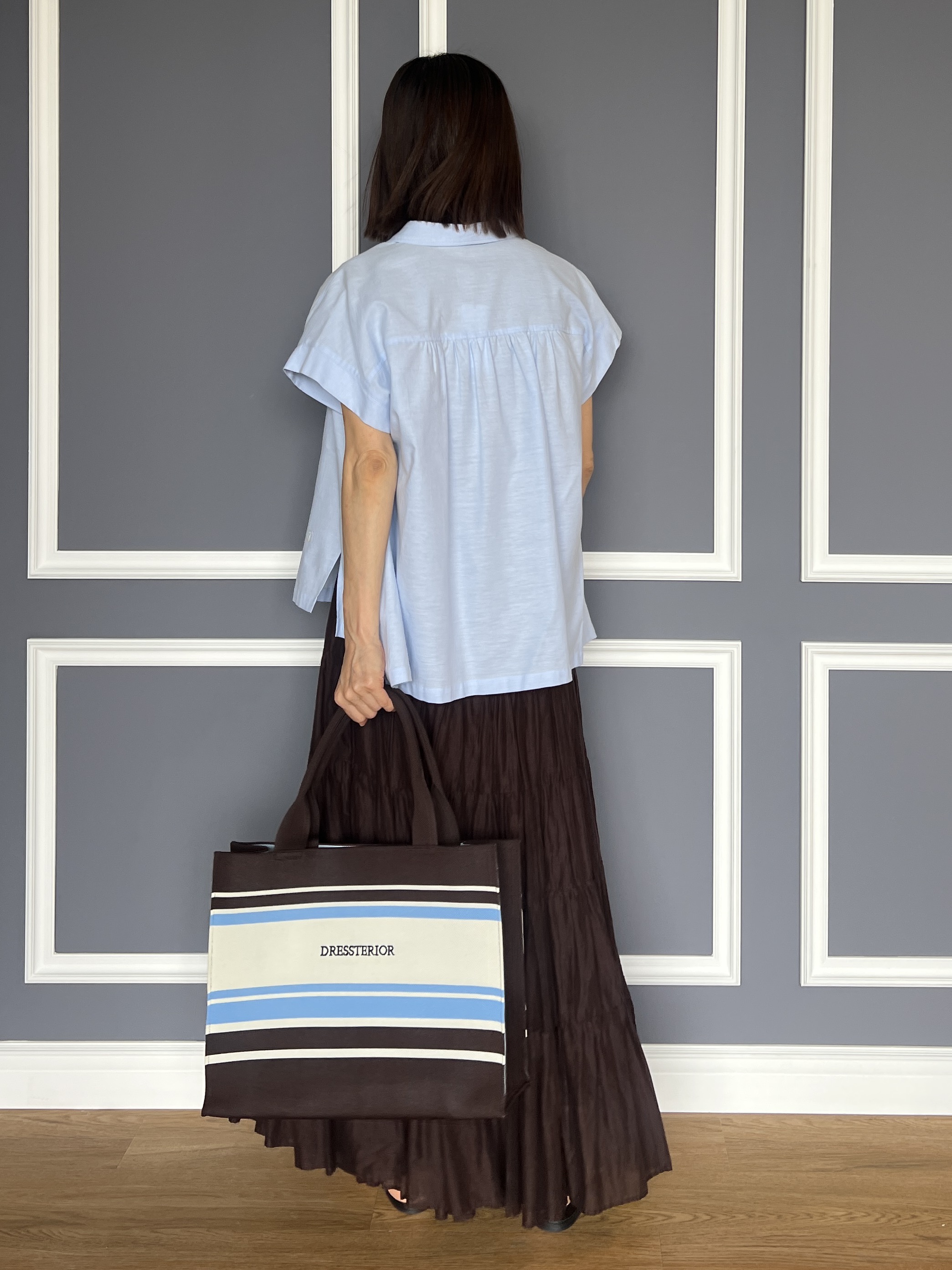 misaさんの「DRESSTERIOR｜◆mica della valle（ミカデラヴァッレ）Stella ボストンバッグ」を使ったコーディネート