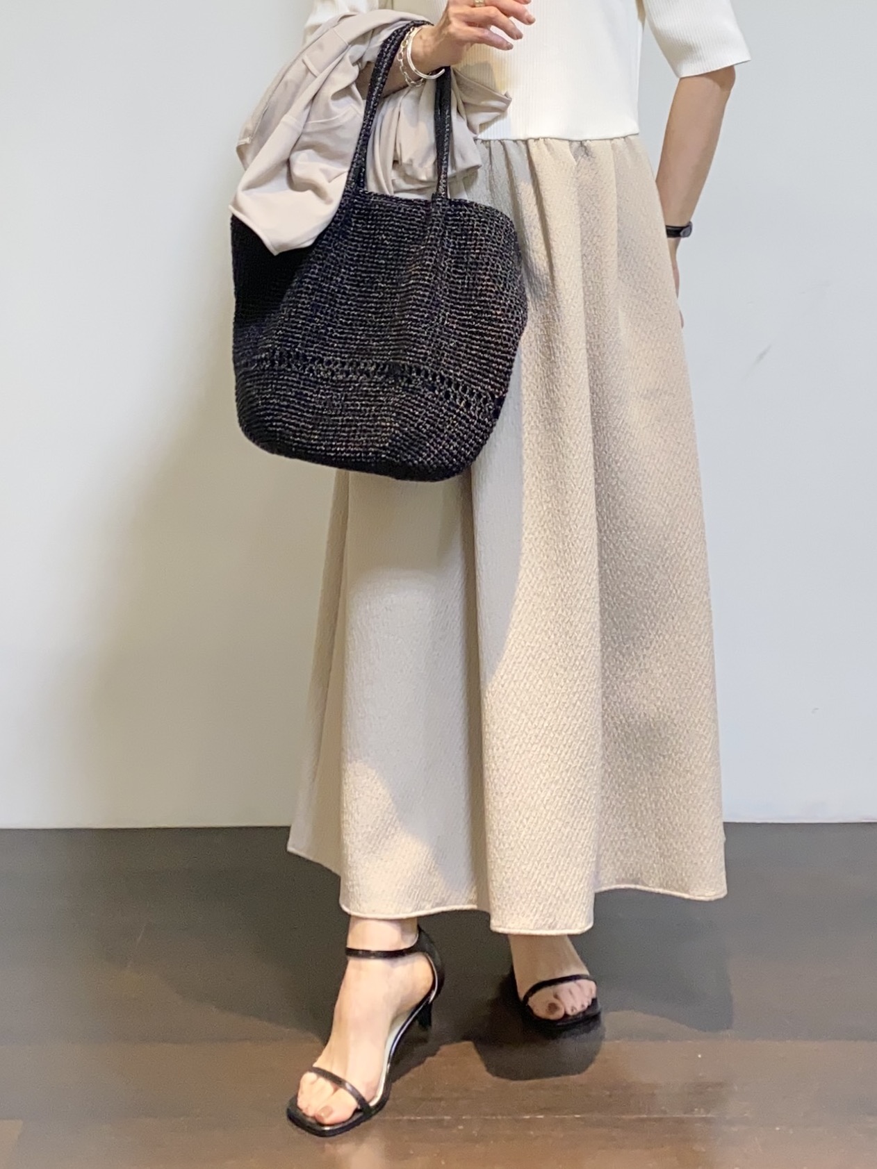 tomoさんの「UNTITLED｜◆【洗える】シアーブルゾン」を使ったコーディネート