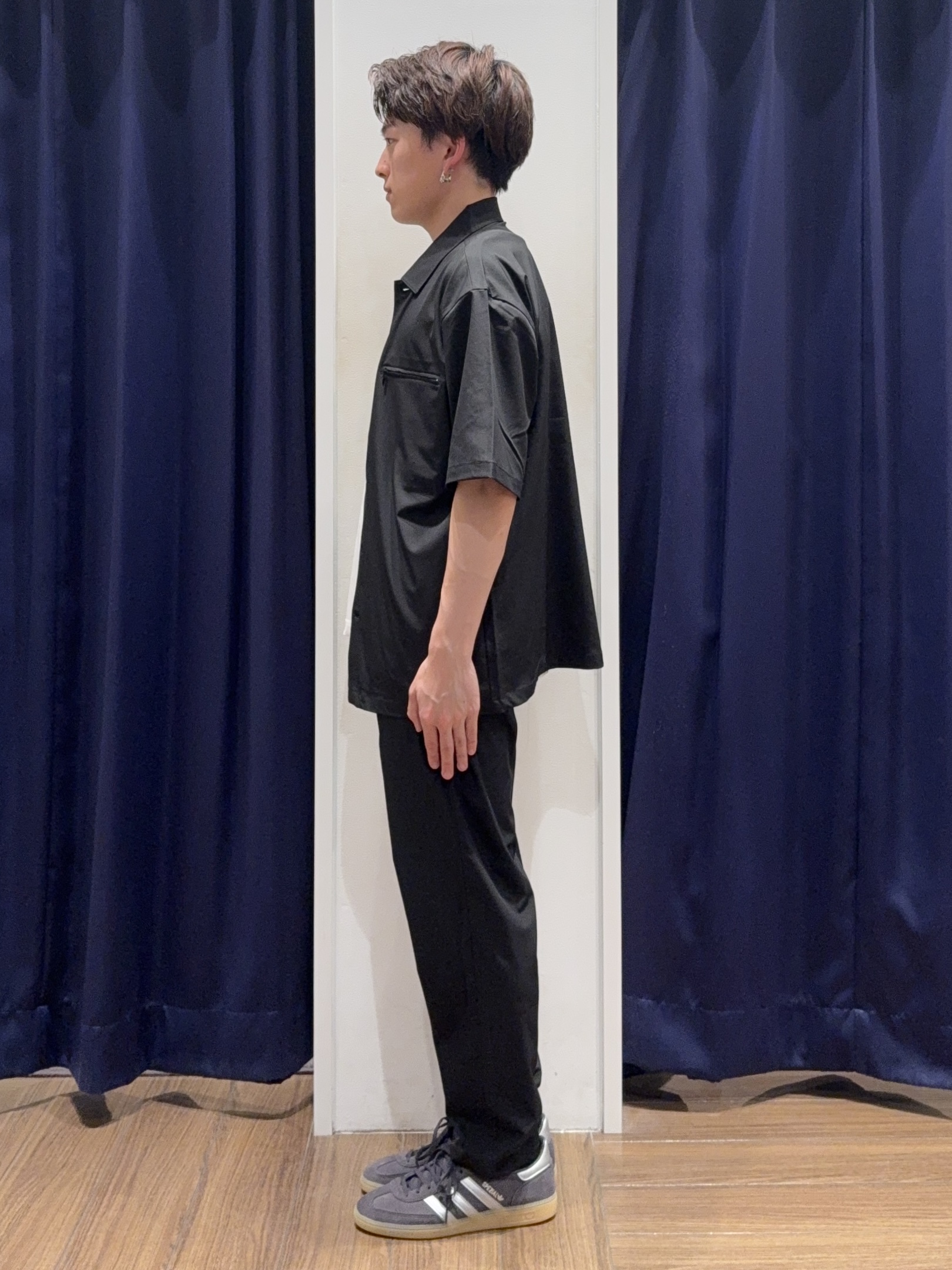カシマさんの「THE SHOP TK｜【吸水速乾／防シワ／マシンウォッシャブル】ハイドロクール 半袖シャツ」を使ったコーディネート