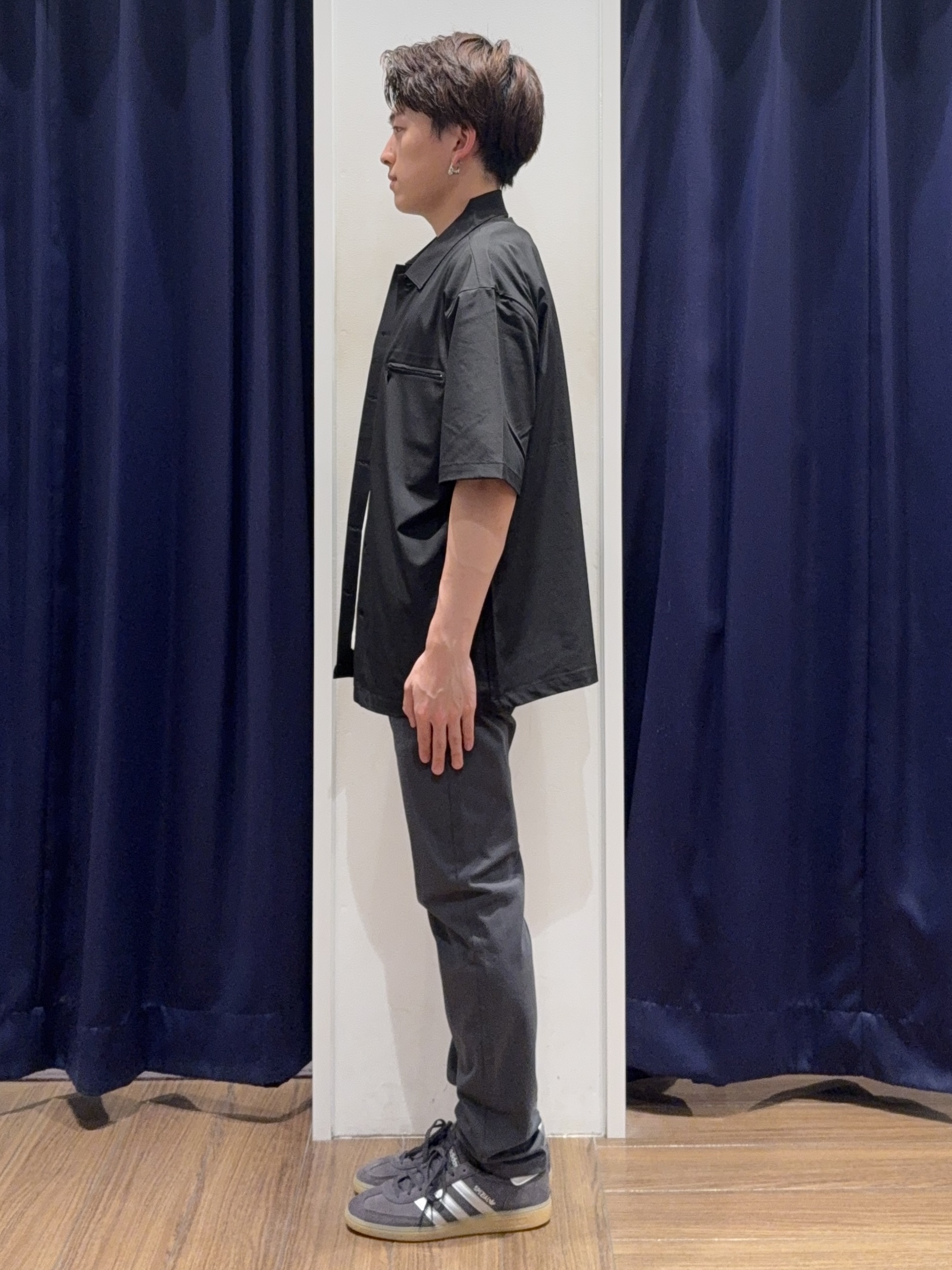 カシマさんの「THE SHOP TK｜【吸水速乾／防シワ／マシンウォッシャブル】ハイドロクール 半袖シャツ」を使ったコーディネート
