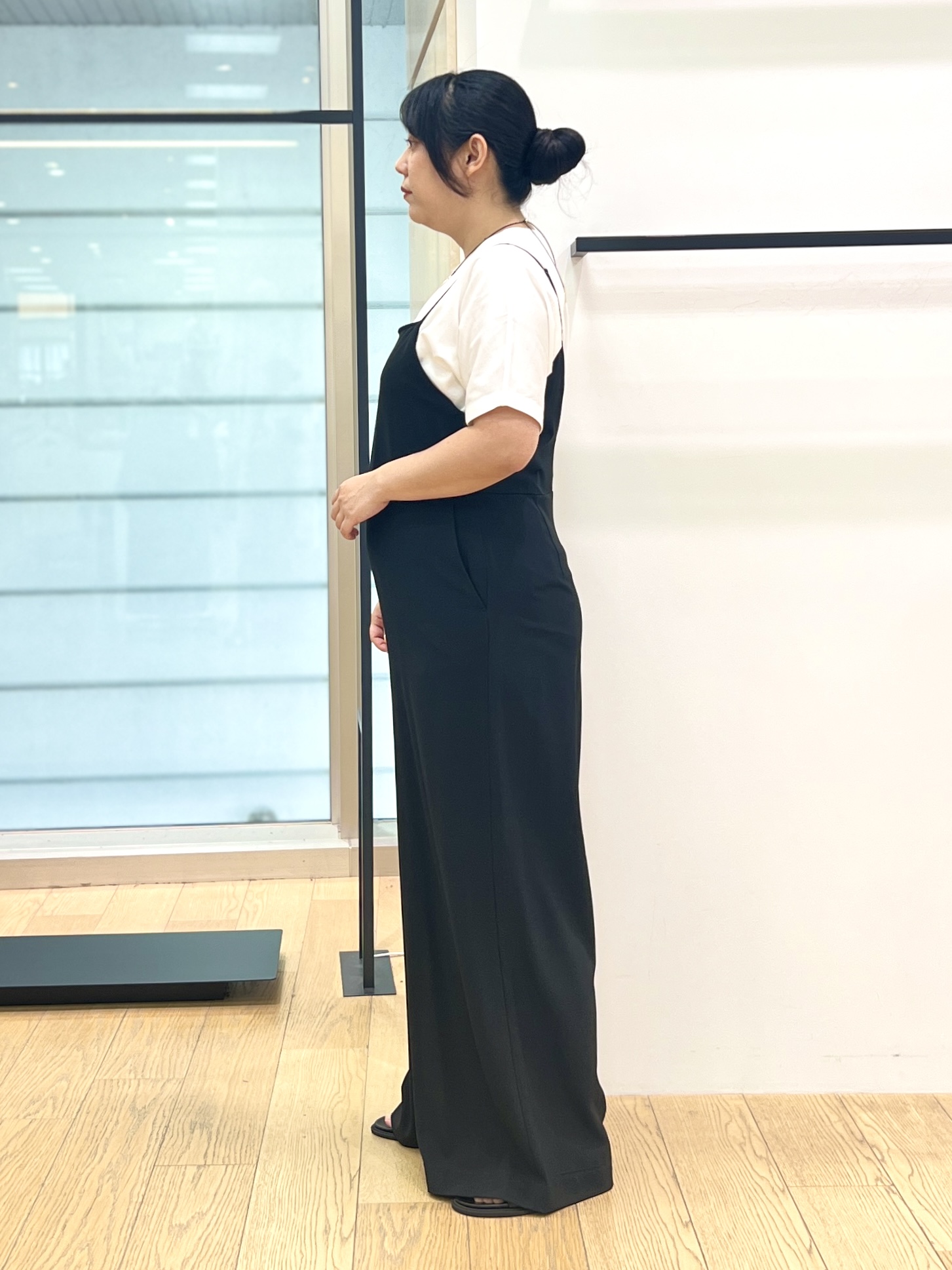 shimaさんの「INDIVI｜【洗える／メッシュ素材／SETUP可能】半袖シアージャケット」を使ったコーディネート