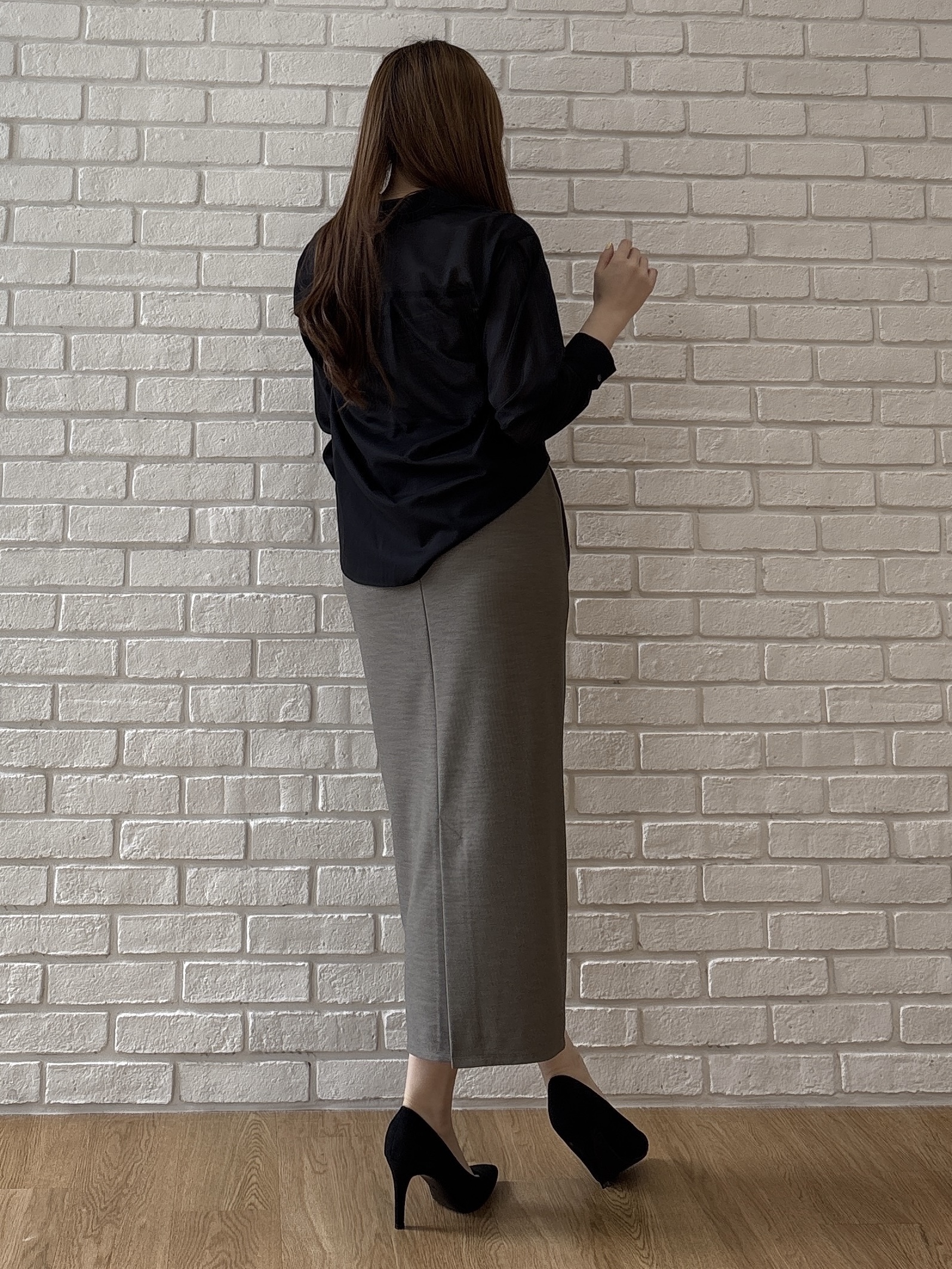 sayaさんの「COUP DE CHANCE｜【手洗い可】シアーローンシャツ」を使ったコーディネート
