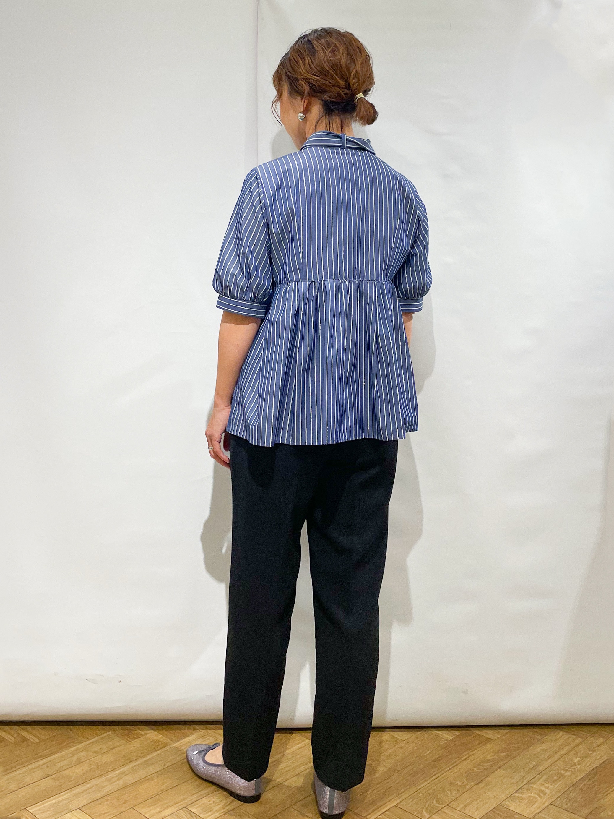 なかさんの「index｜《再入荷》ダブルブレストテーラードジャケット【接触冷感／吸水速乾／イージーアイロン／防シワ／洗濯機O」を使ったコーディネート