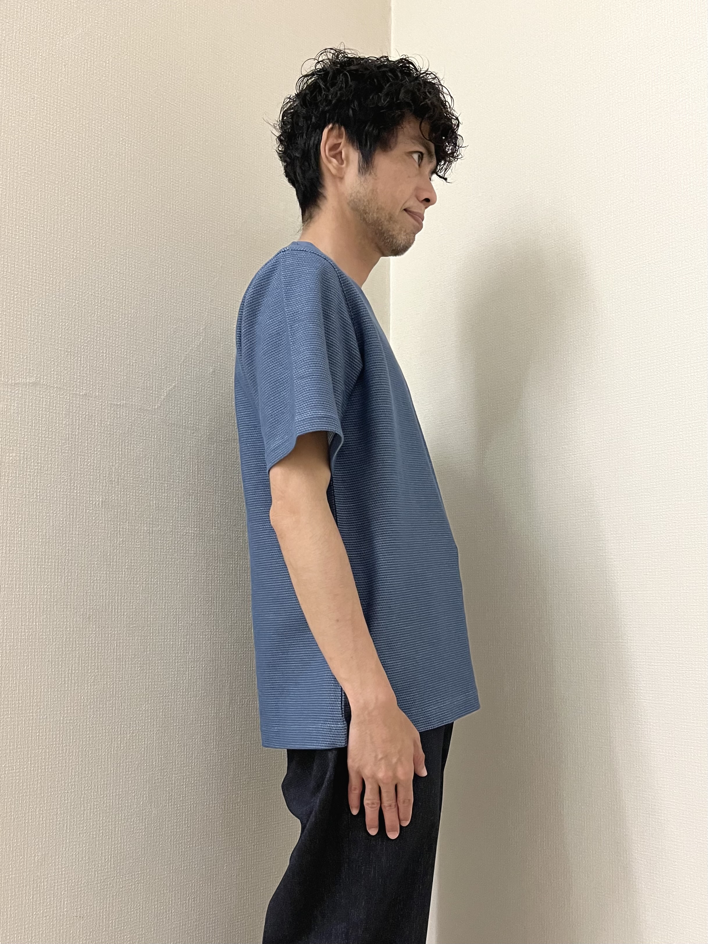 URAさんの「TAKEO KIKUCHI｜【BOWLER HAT LABEL】ボーラーハットウォーカー刺繍 半袖ボタンダウンシャツ」を使ったコーディネート