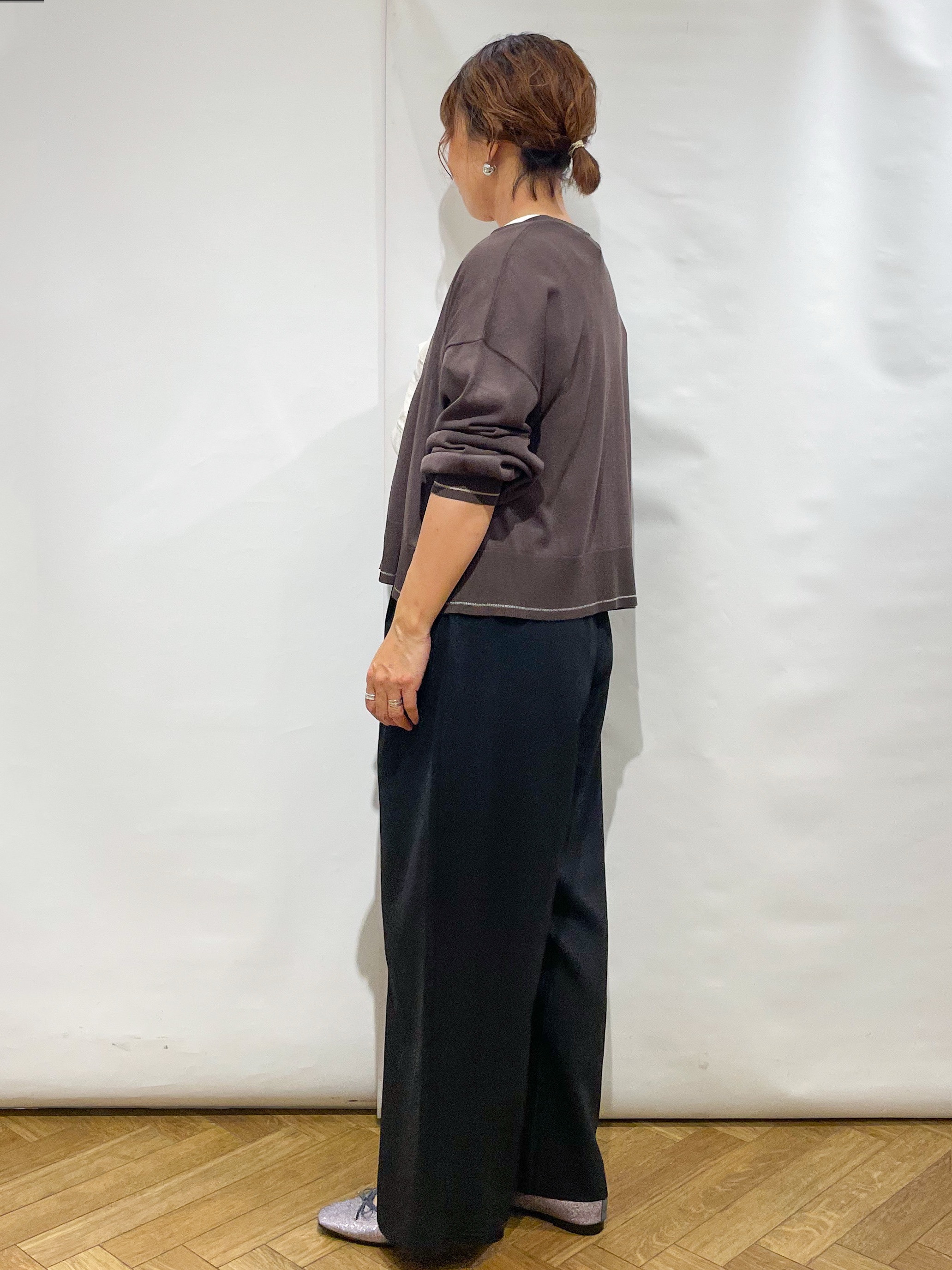 なかさんの「index｜【接触冷感】シアーショートトッパーカーディガン《洗濯機OK／抗ピル》」を使ったコーディネート