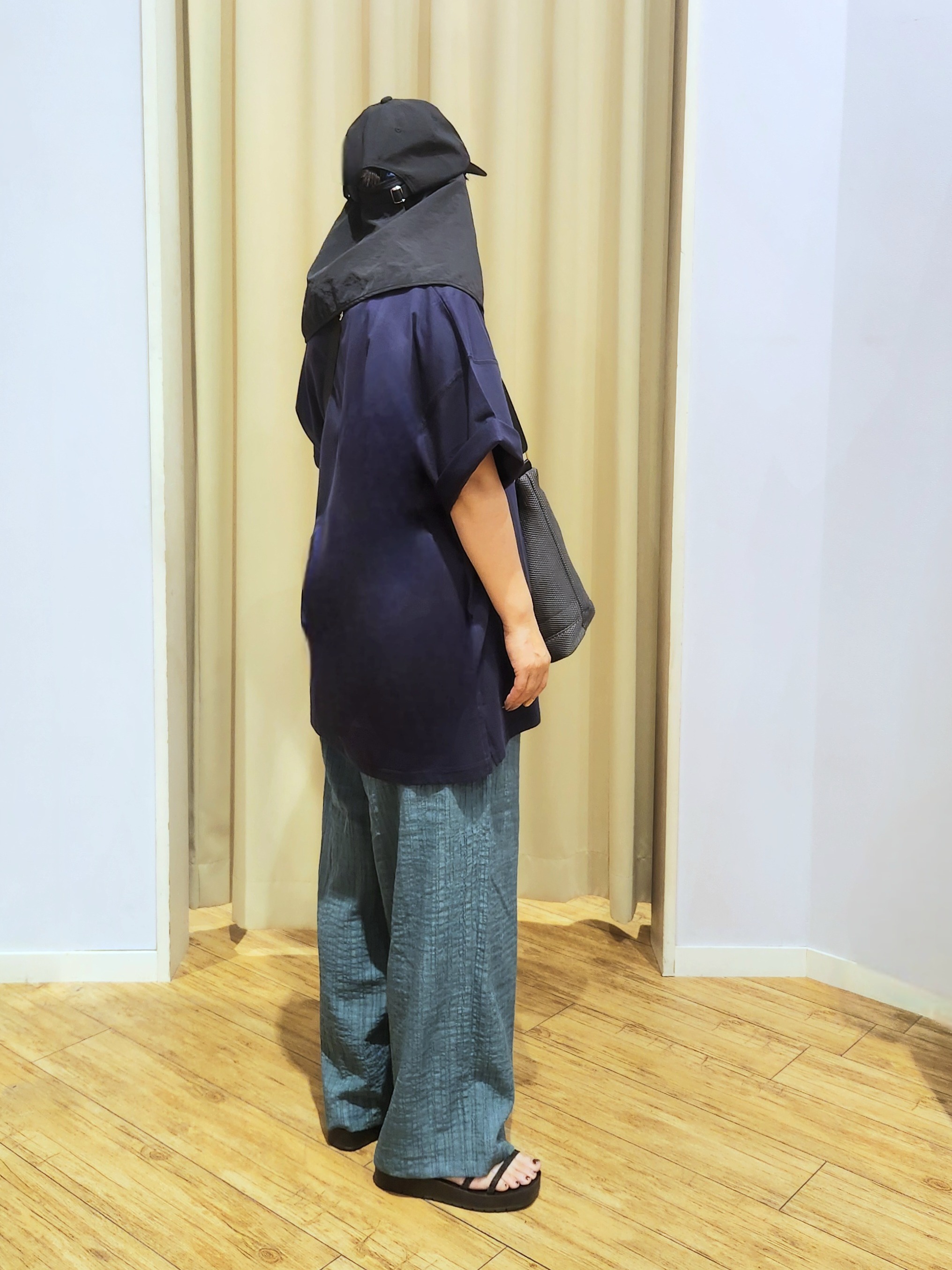 くまさんの「SHOO･LA･RUE｜【体型カバー】ゆるっとBIGアソートTシャツ」を使ったコーディネート