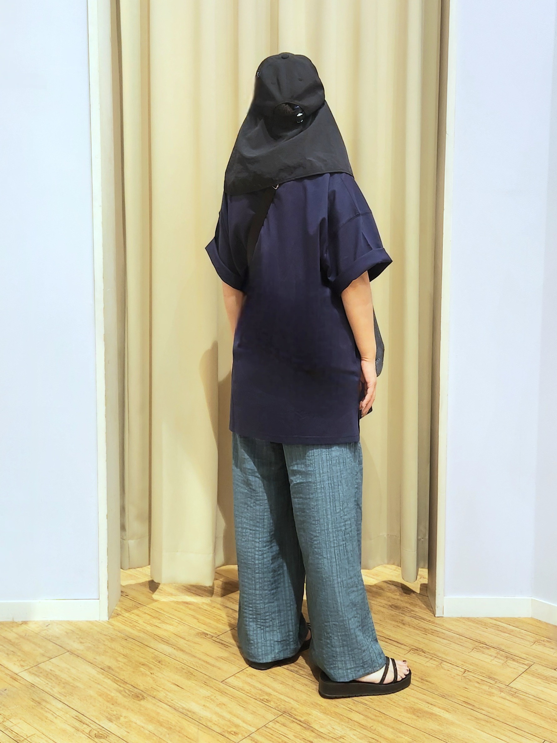 くまさんの「SHOO･LA･RUE｜【体型カバー】ゆるっとBIGアソートTシャツ」を使ったコーディネート