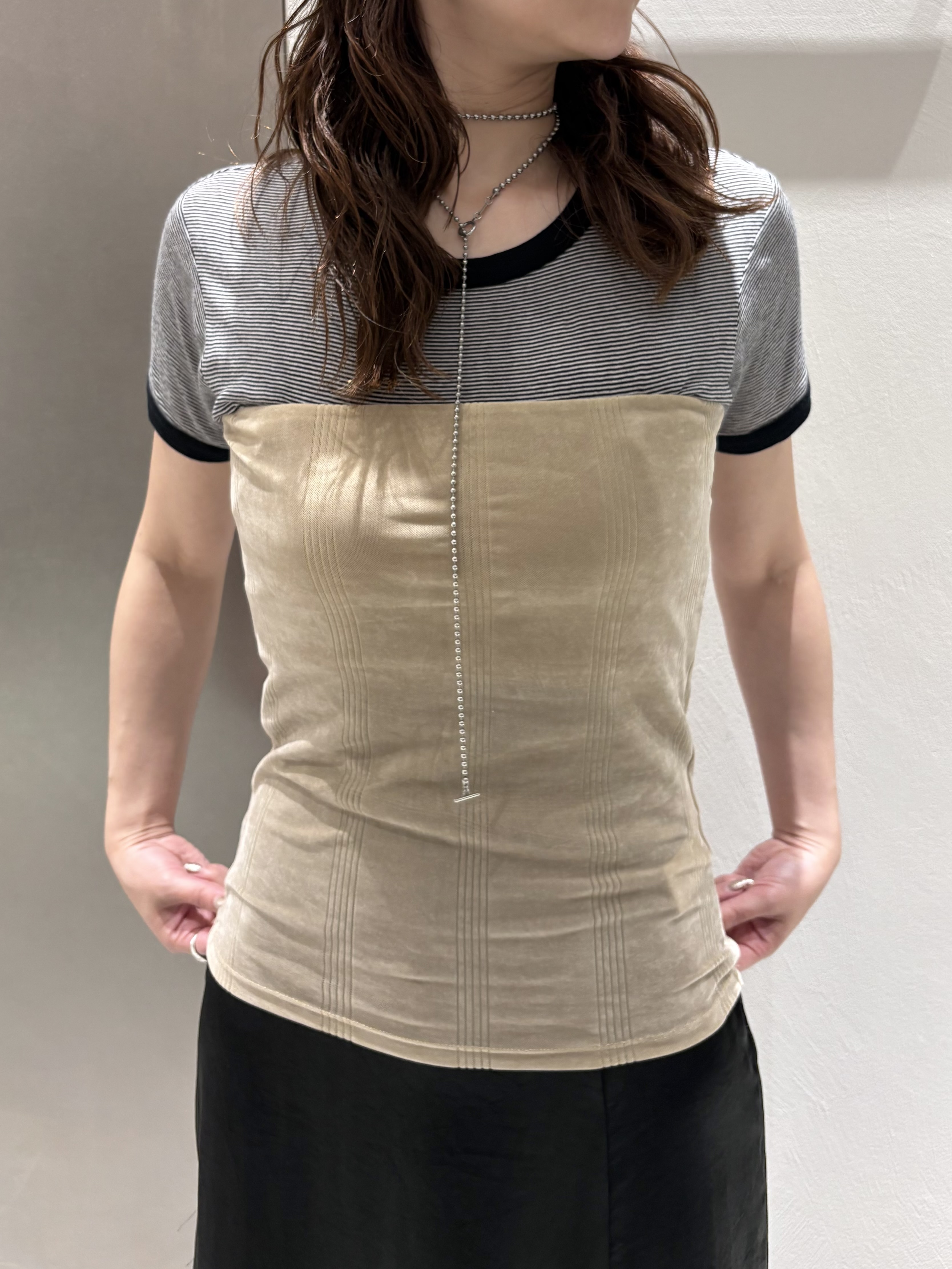 iwamiさんの「CODE A｜【Cup-in】Robert P． Miller｜Flocky bustier」を使ったコーディネート