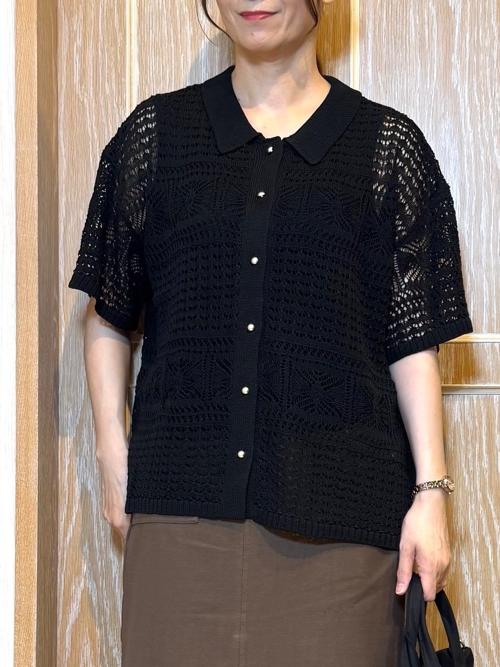 KAORIさんの「SHOO･LA･RUE｜レースニットカーディガン」を使ったコーディネート