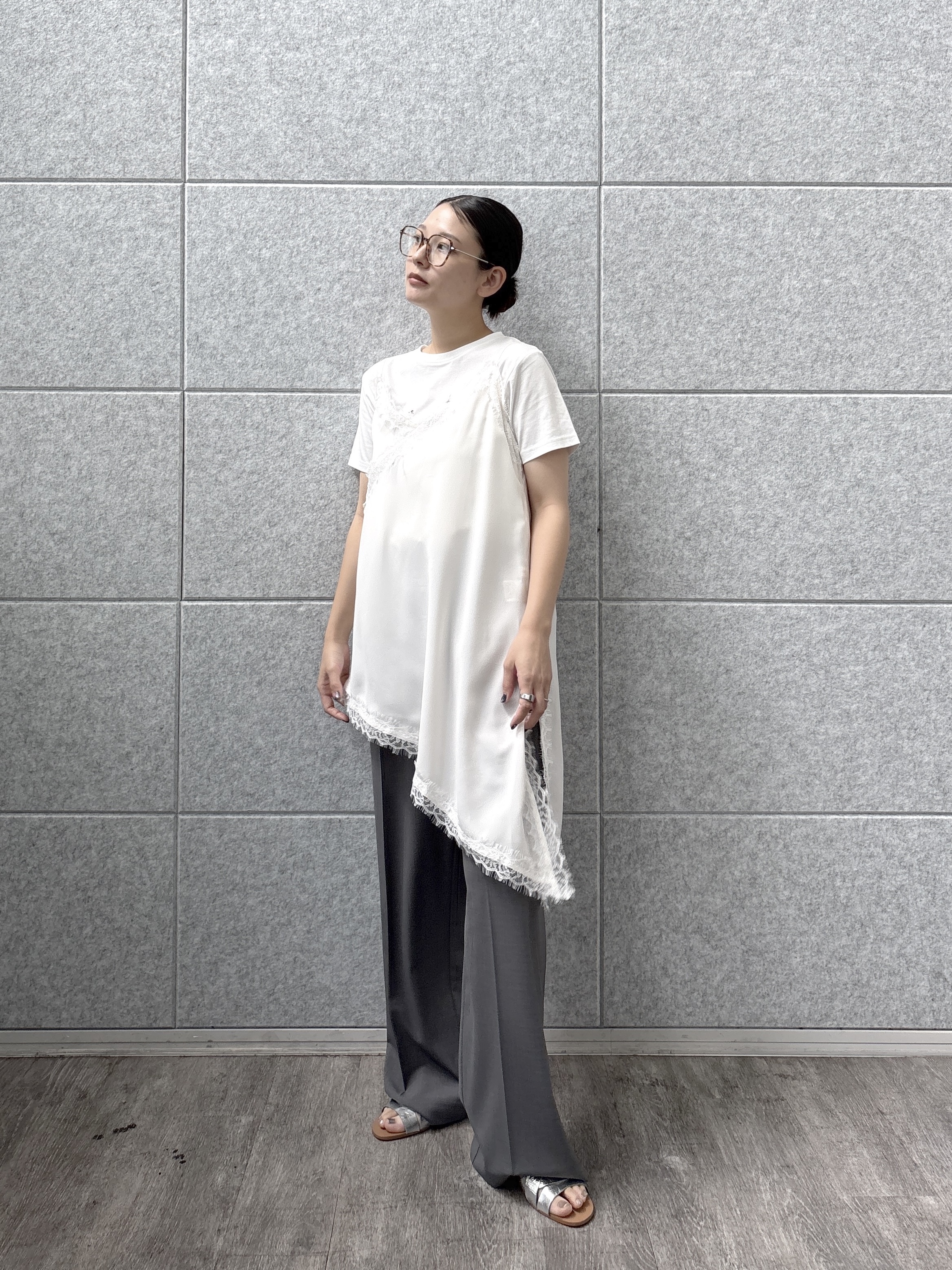 ayanoさんの「INDIVI｜フレンチブルTシャツ」を使ったコーディネート