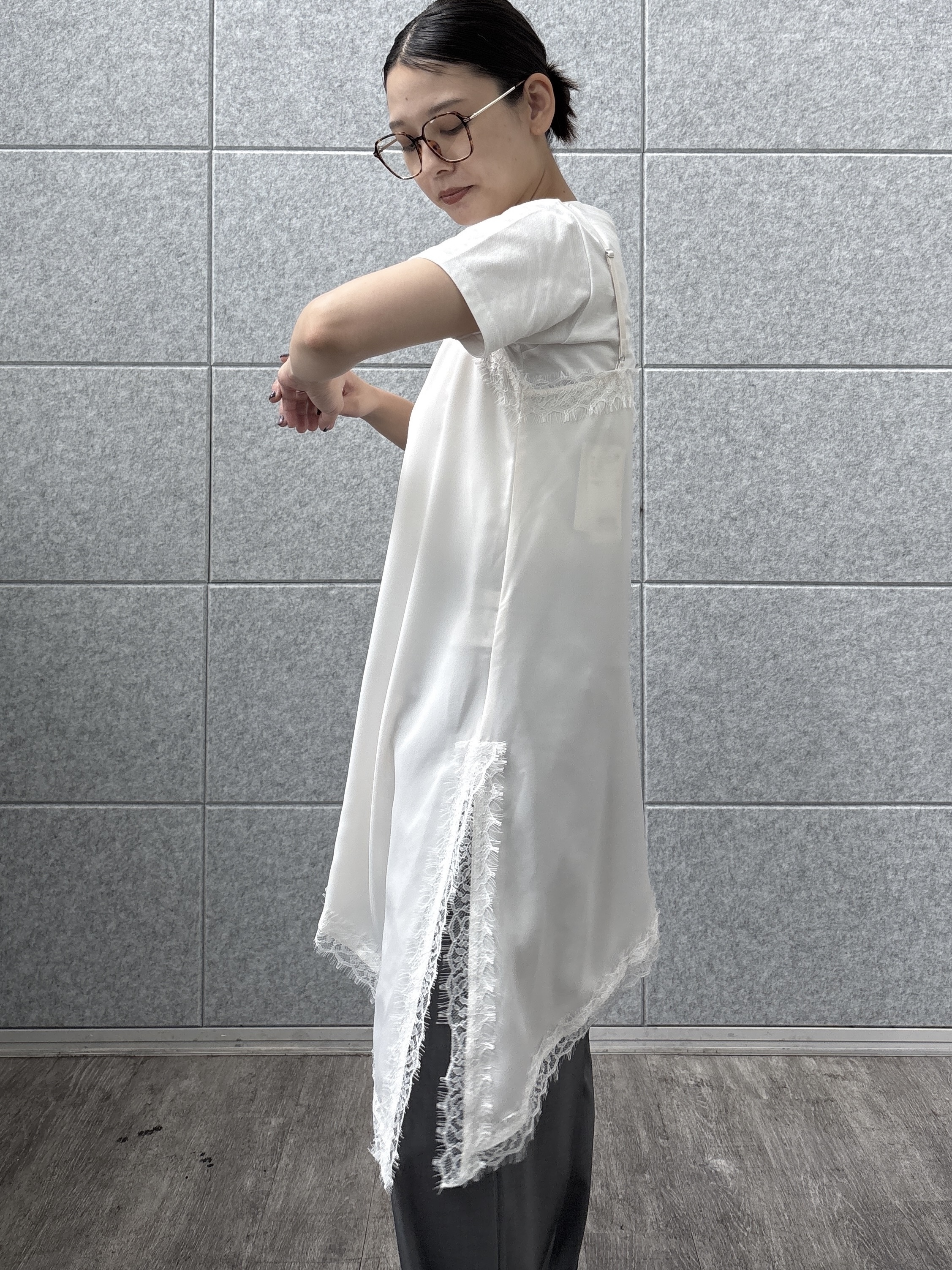 ayanoさんの「INDIVI｜フレンチブルTシャツ」を使ったコーディネート