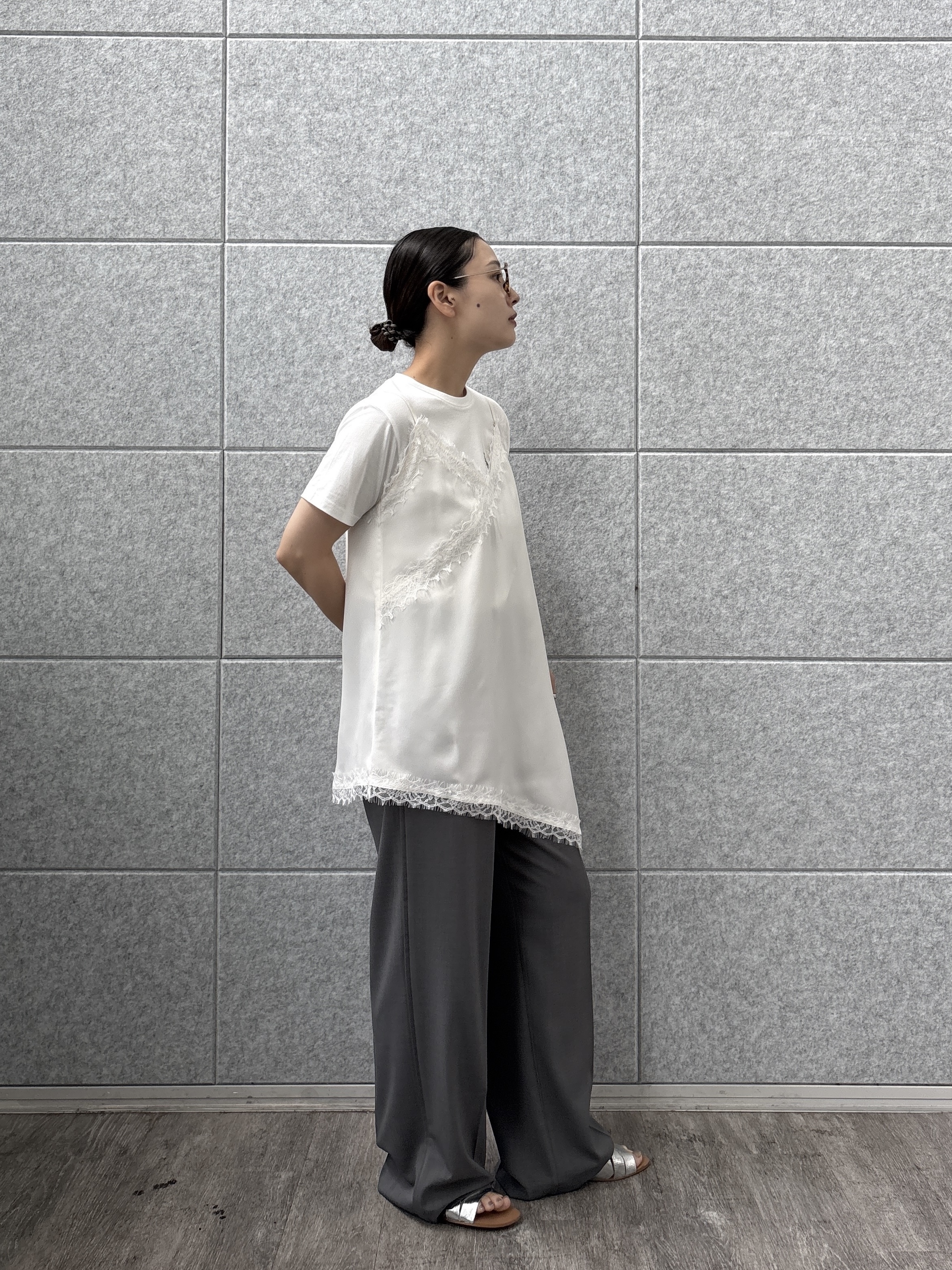 ayanoさんの「INDIVI｜フレンチブルTシャツ」を使ったコーディネート