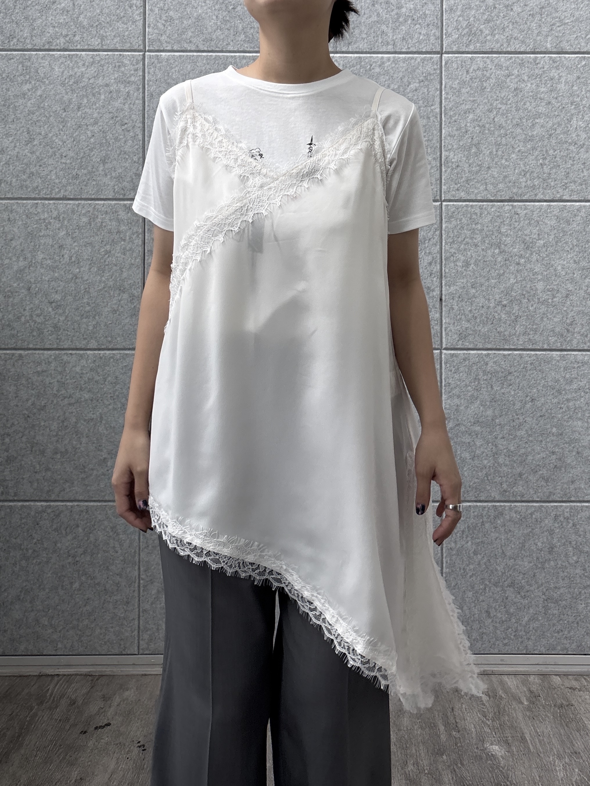 ayanoさんの「INDIVI｜フレンチブルTシャツ」を使ったコーディネート