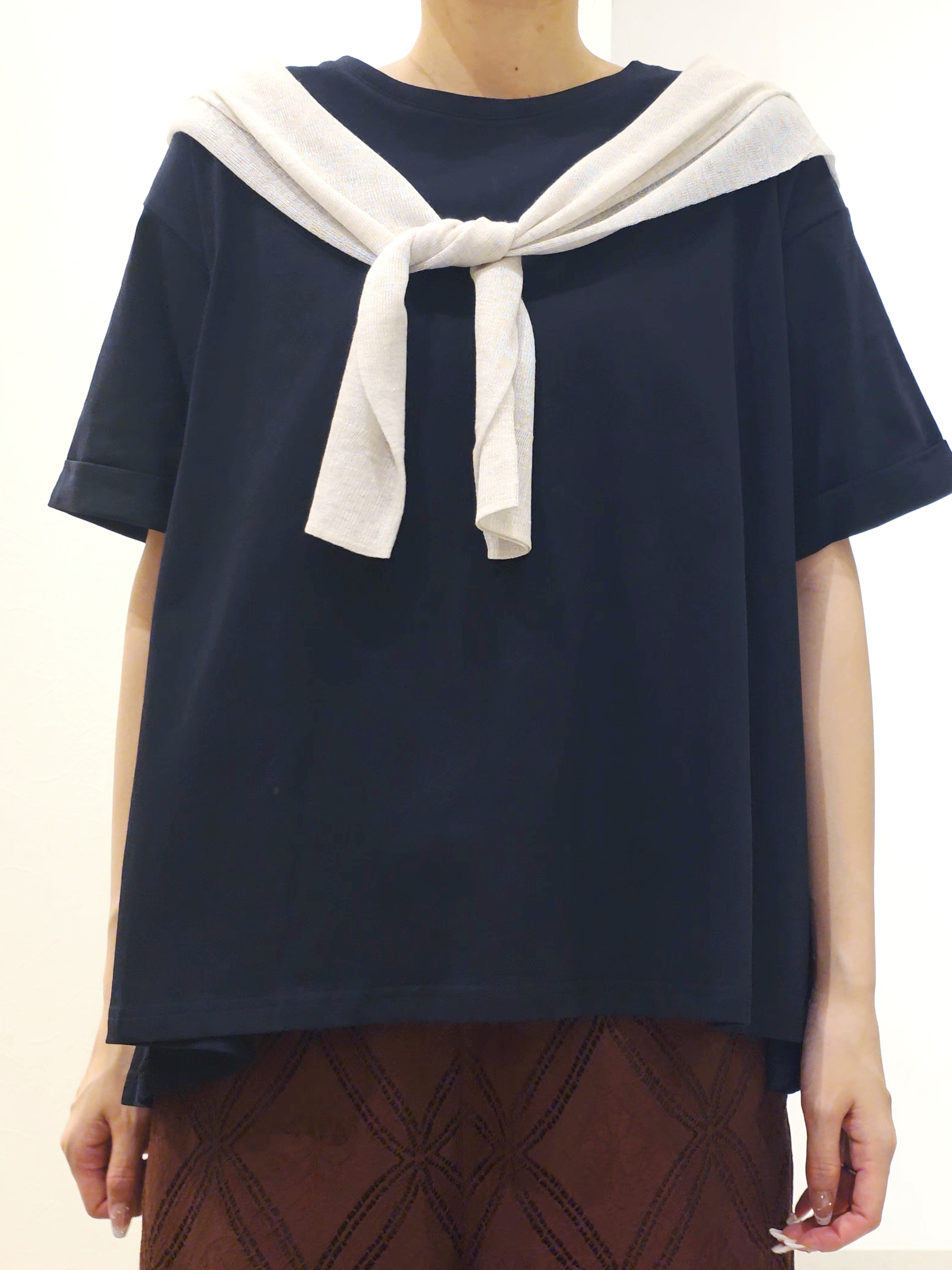 ケイさんの「grove｜【遮熱／吸水速乾／UVカット】フレアシルエットTシャツ」を使ったコーディネート