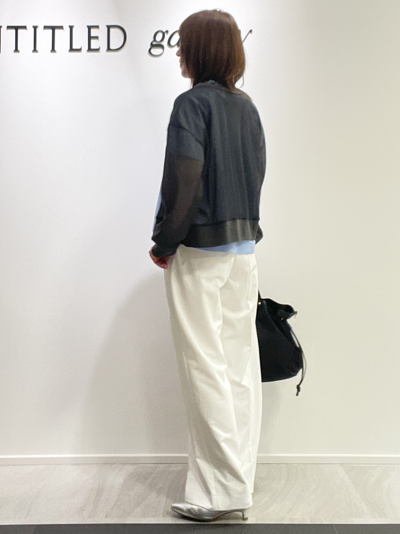 めいさんの「UNTITLED｜【7色展開/ゆったり/ショート丈】シアートリコットカーディガン」を使ったコーディネート