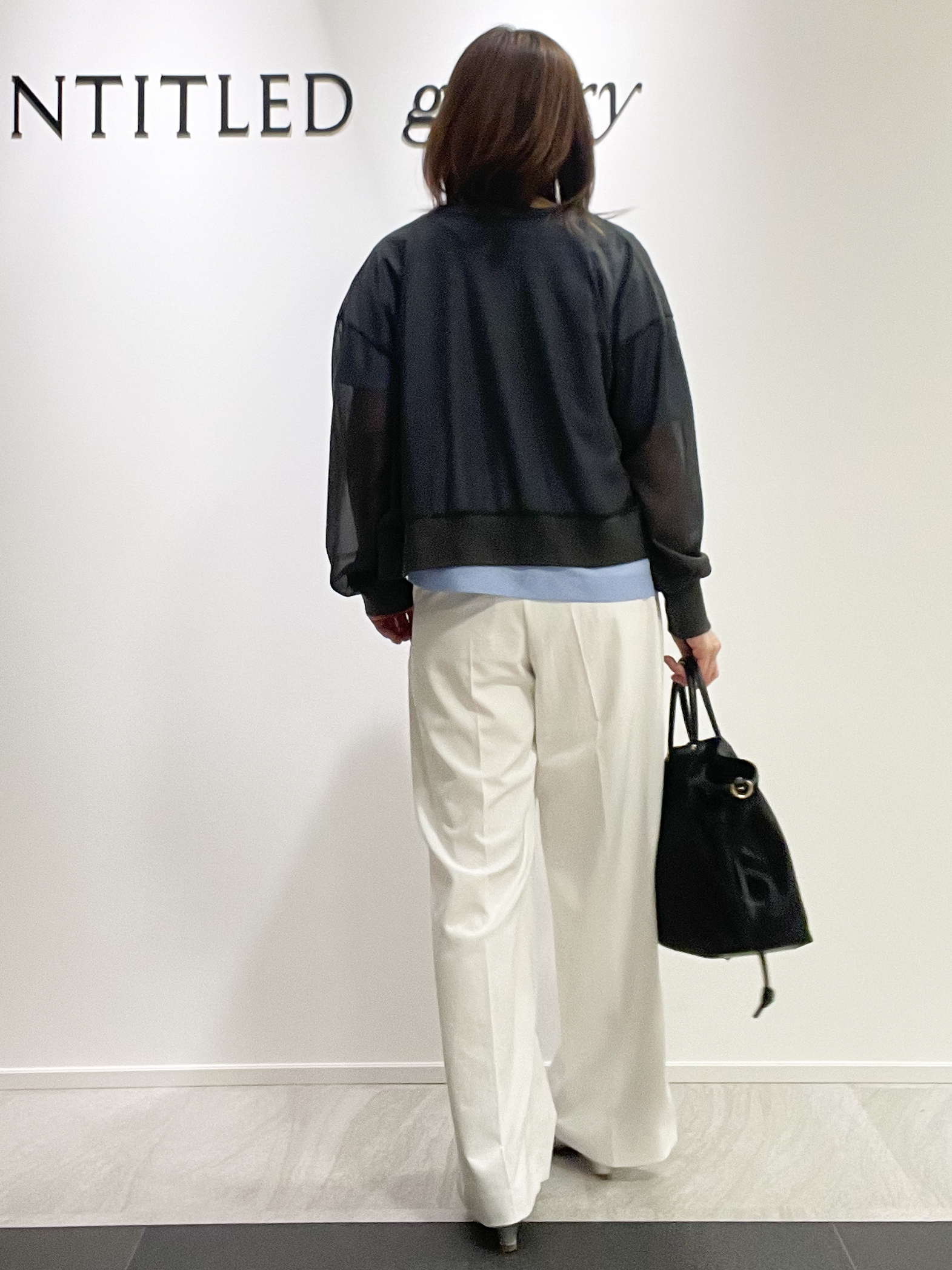 めいさんの「UNTITLED｜【7色展開/ゆったり/ショート丈】シアートリコットカーディガン」を使ったコーディネート
