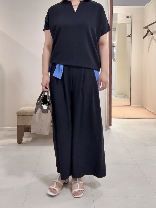 YUIさんの「UNTITLED｜【9色展開/アンサンブル可】コットンクルーネックカーディガン」を使ったコーディネート