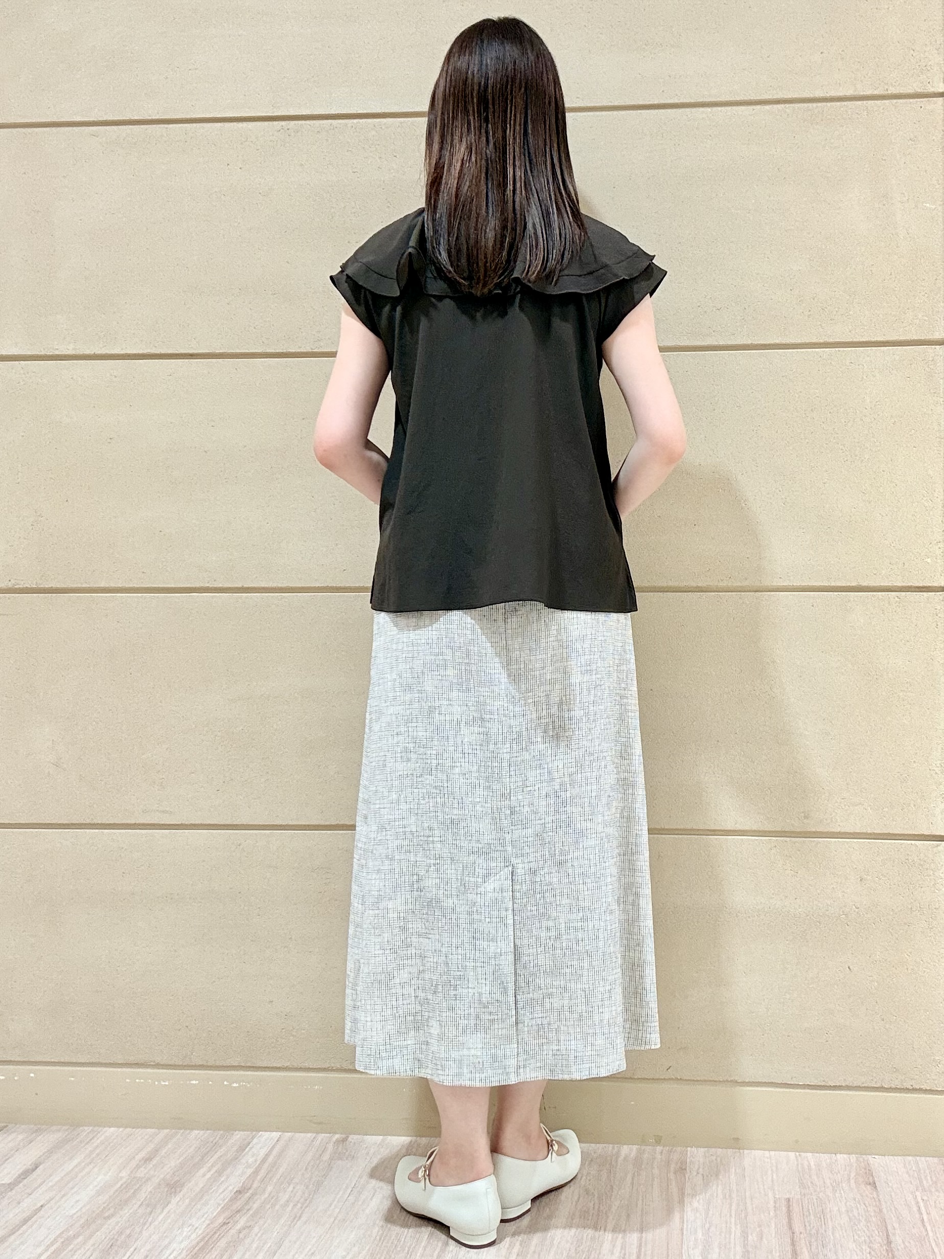 Marさんの「Reflect｜【マシンウォッシャブル】フリルブラウス」を使ったコーディネート