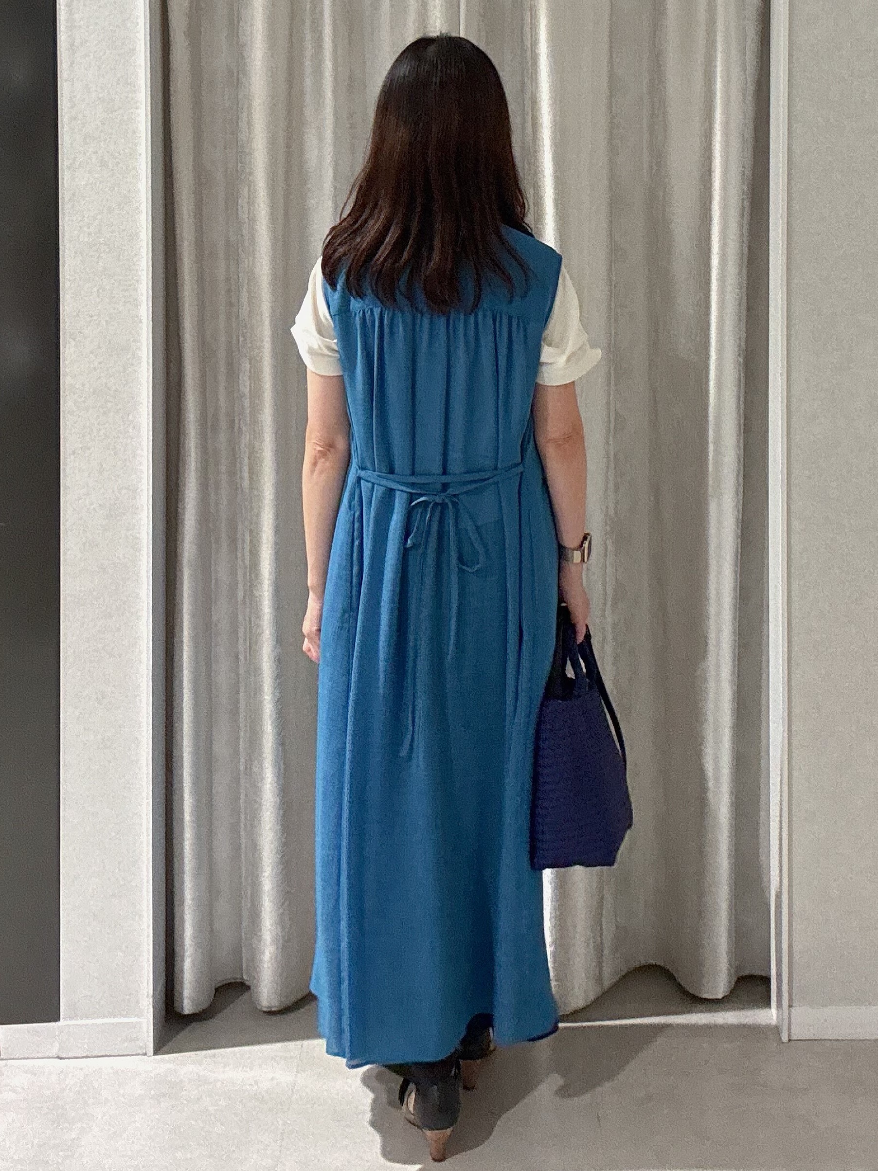 makiさんの「UNTITLED｜【肌に張りつきにくい/前後2WAY】ドライタッチコットンプルオーバー」を使ったコーディネート