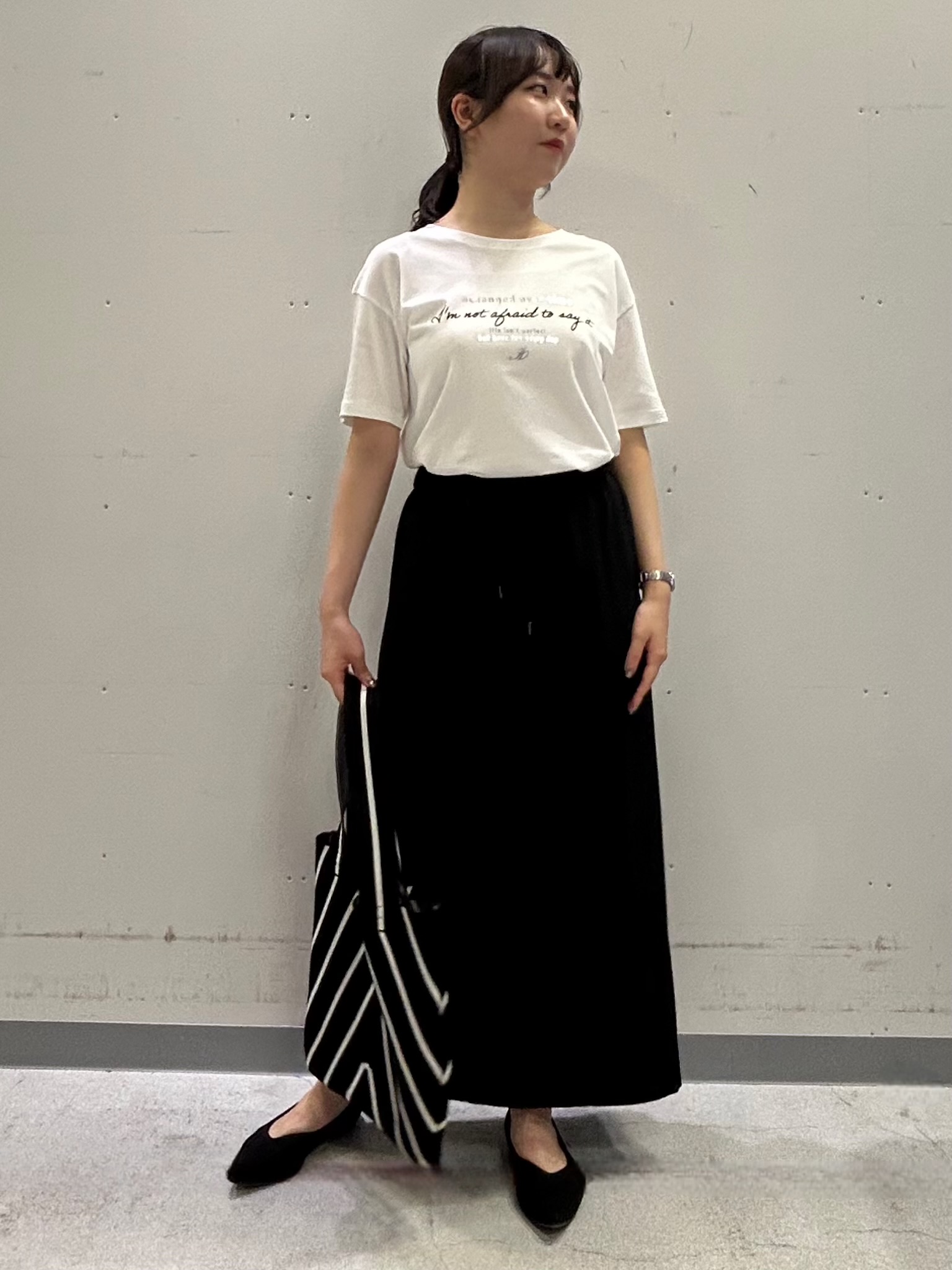 noeさんの「INDIVI｜【夏羽織り/着る日傘】ドルマンフォルムブルゾン」を使ったコーディネート