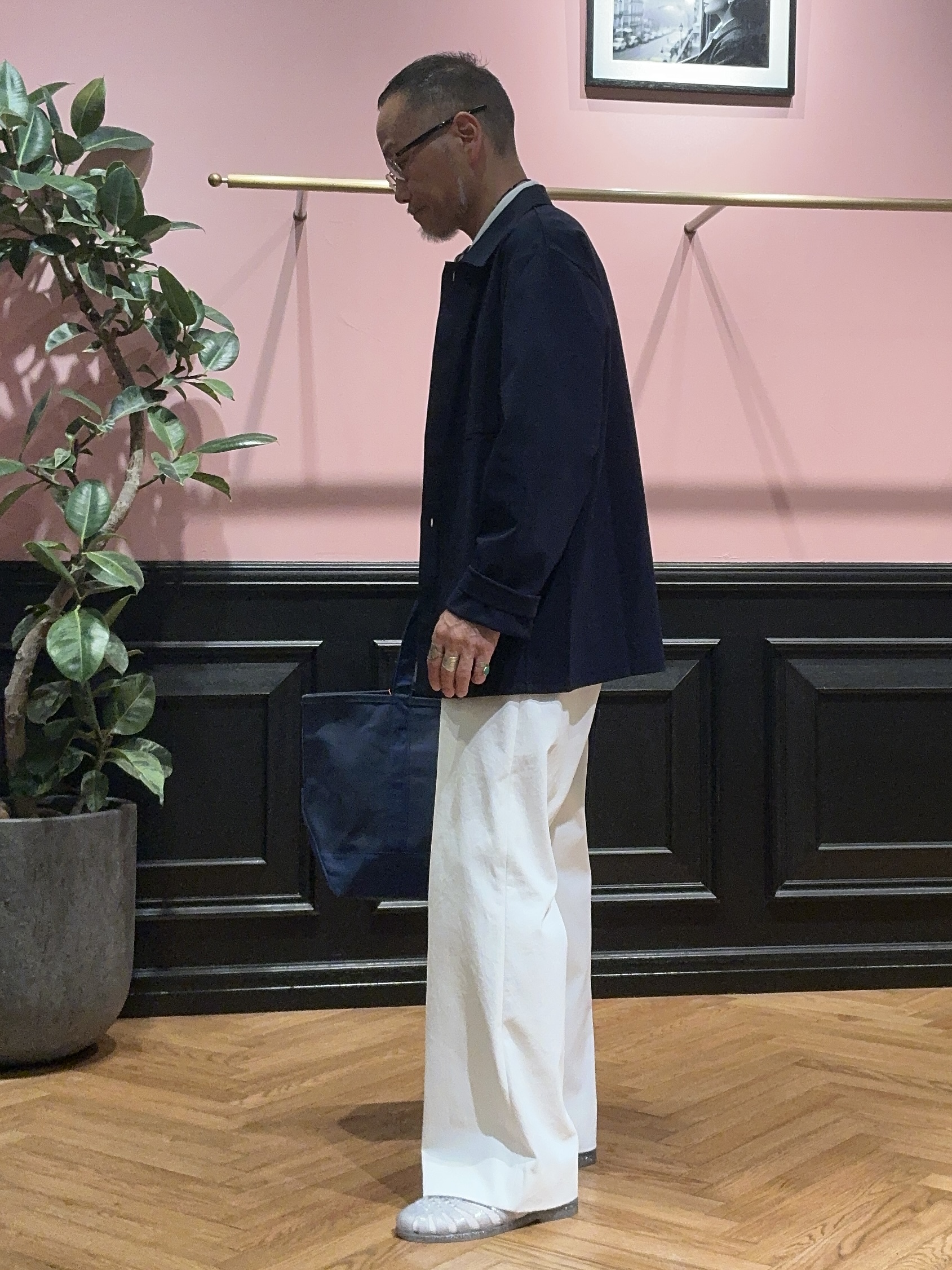 torigoeさんの「DRESSTERIOR｜◆【接触冷感/UVカット/抗菌防臭/しわ防止】クールデオドラント ジャージシャツ」を使ったコーディネート