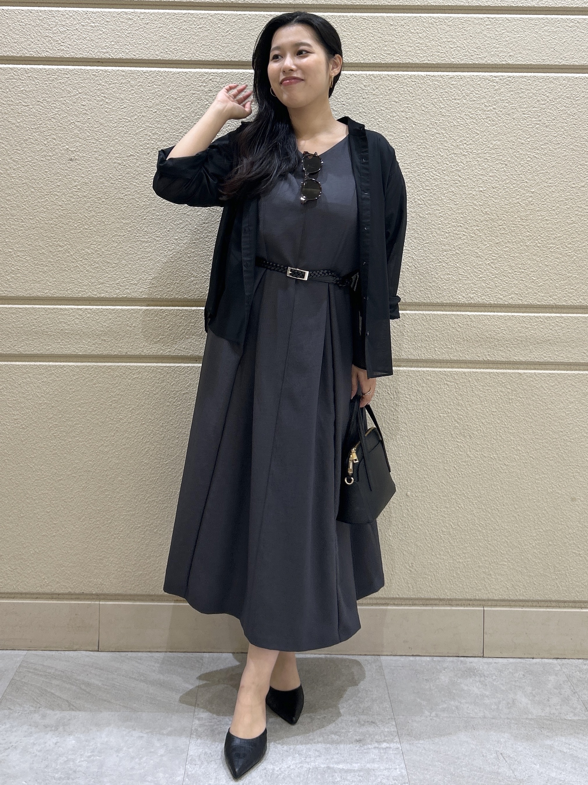 Momokaさんの「COUP DE CHANCE｜【手洗い可】シアーローンシャツ」を使ったコーディネート