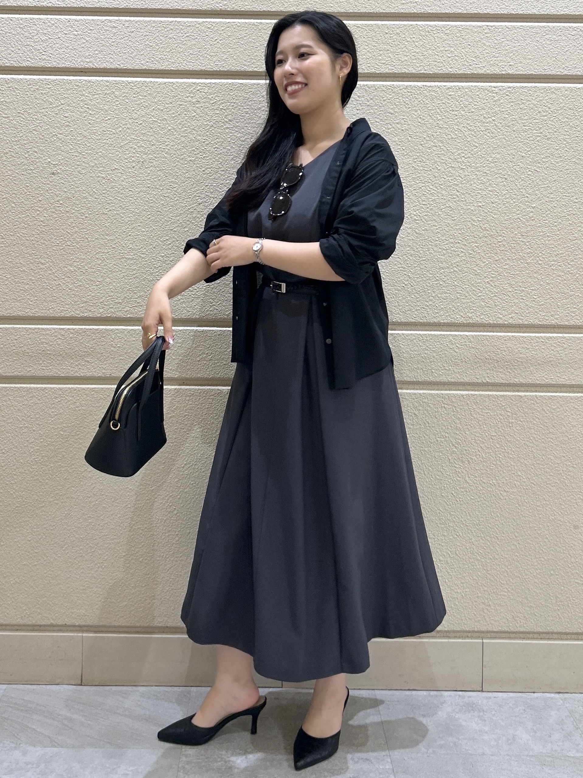 Momokaさんの「COUP DE CHANCE｜【手洗い可】シアーローンシャツ」を使ったコーディネート