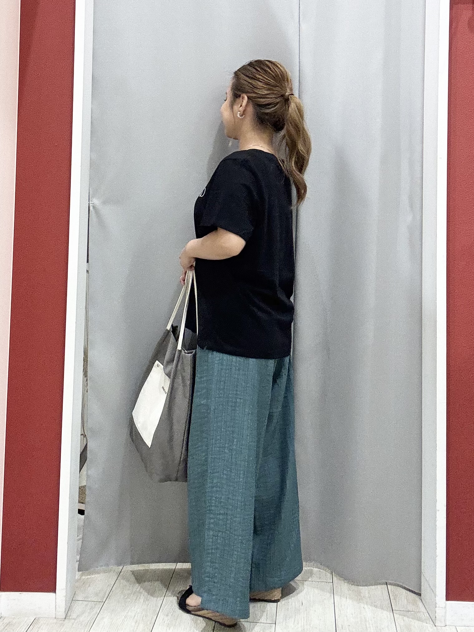 shioさんの「SHOO･LA･RUE｜【UV/体型カバー】冷房や朝晩の冷え込み対策にも さらとろ5分袖カーディガン」を使ったコーディネート