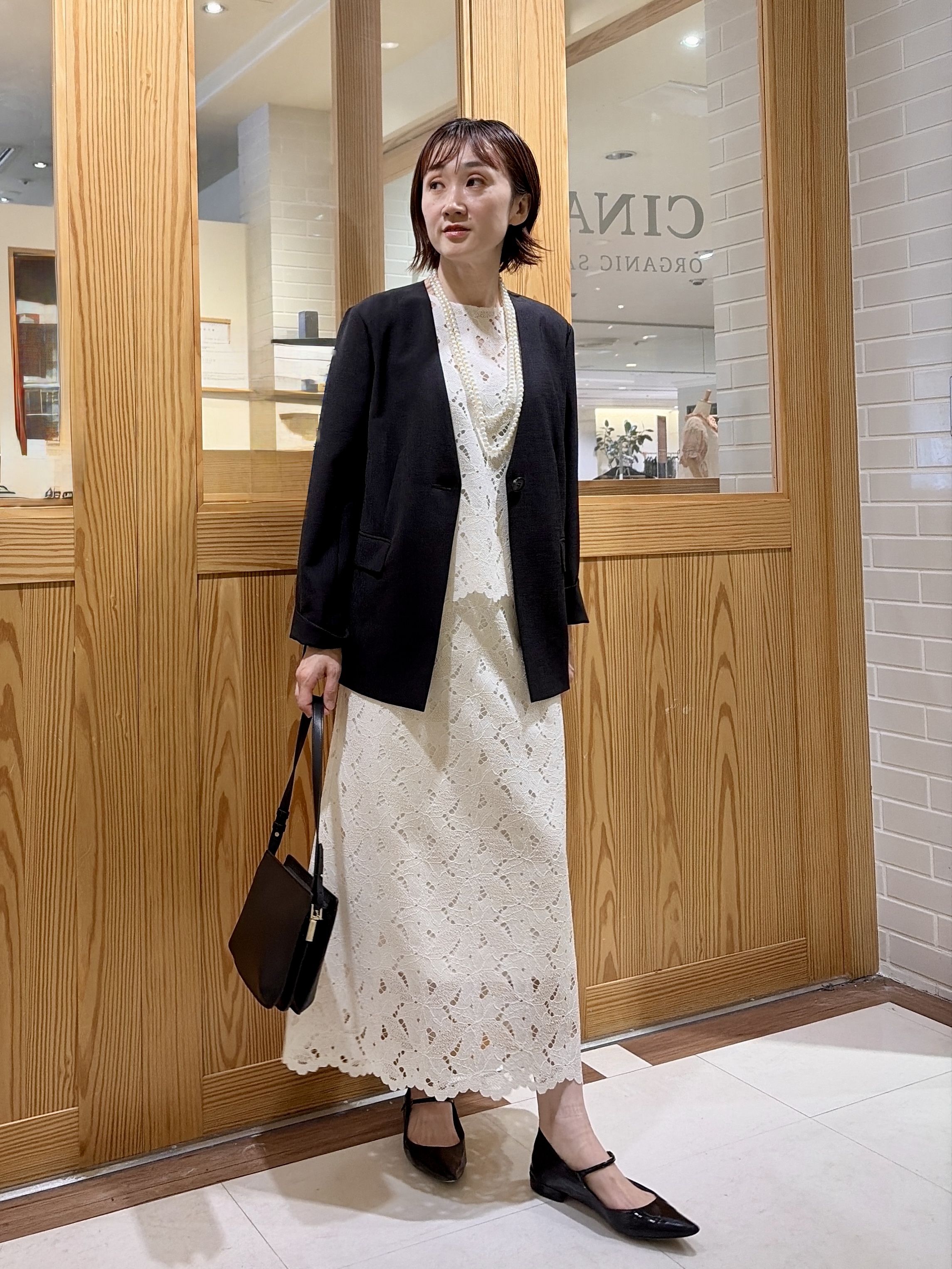 ゆうさんの「UNTITLED｜【肌に張りつきにくい/前後2WAY】ドライタッチコットンプルオーバー」を使ったコーディネート