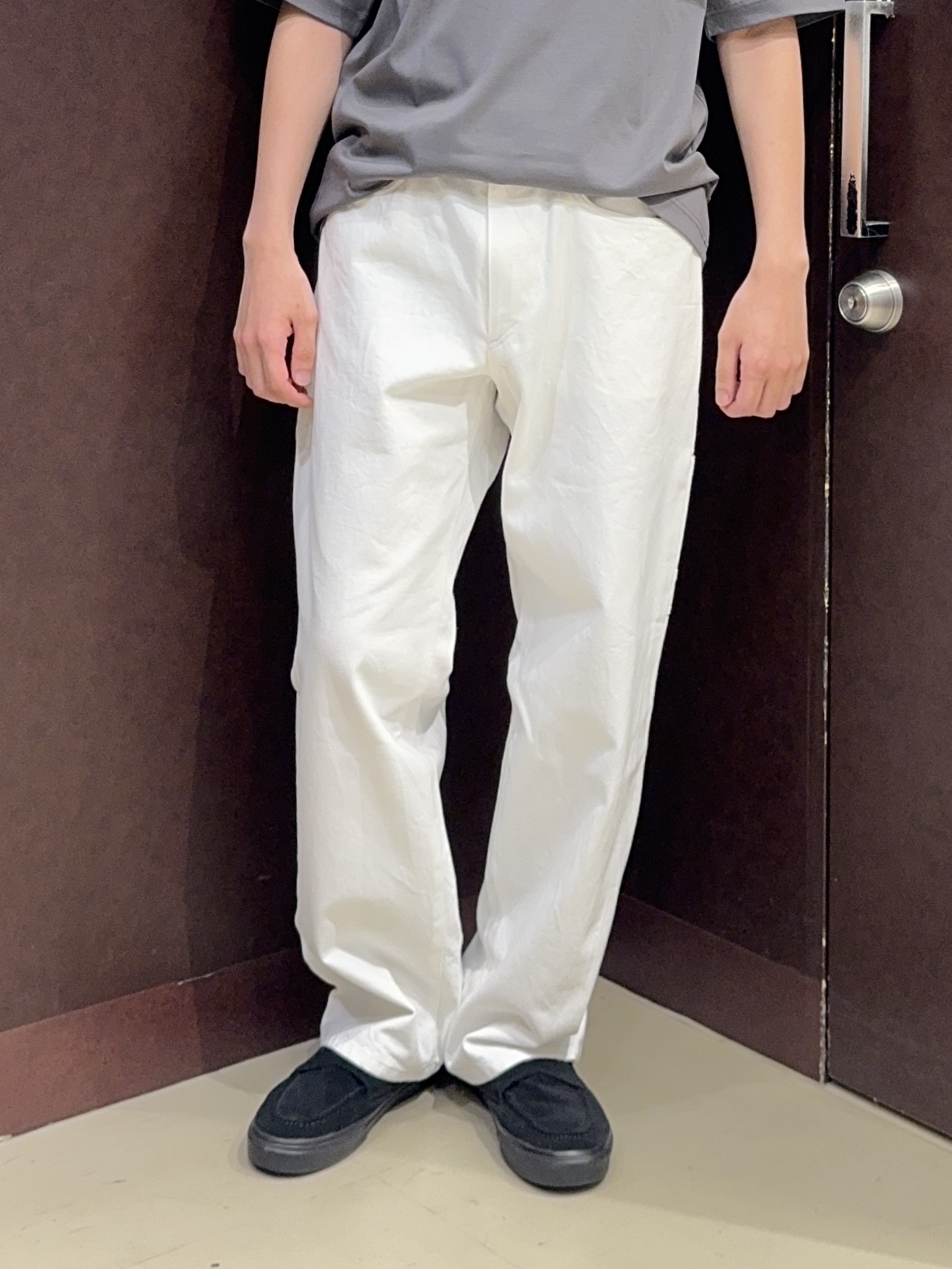 shuheiさんの「TAKEO KIKUCHI｜【BOWLER HAT LABEL】アイスクリアコットン ラッキーセブン 半袖Tシャツ」を使ったコーディネート