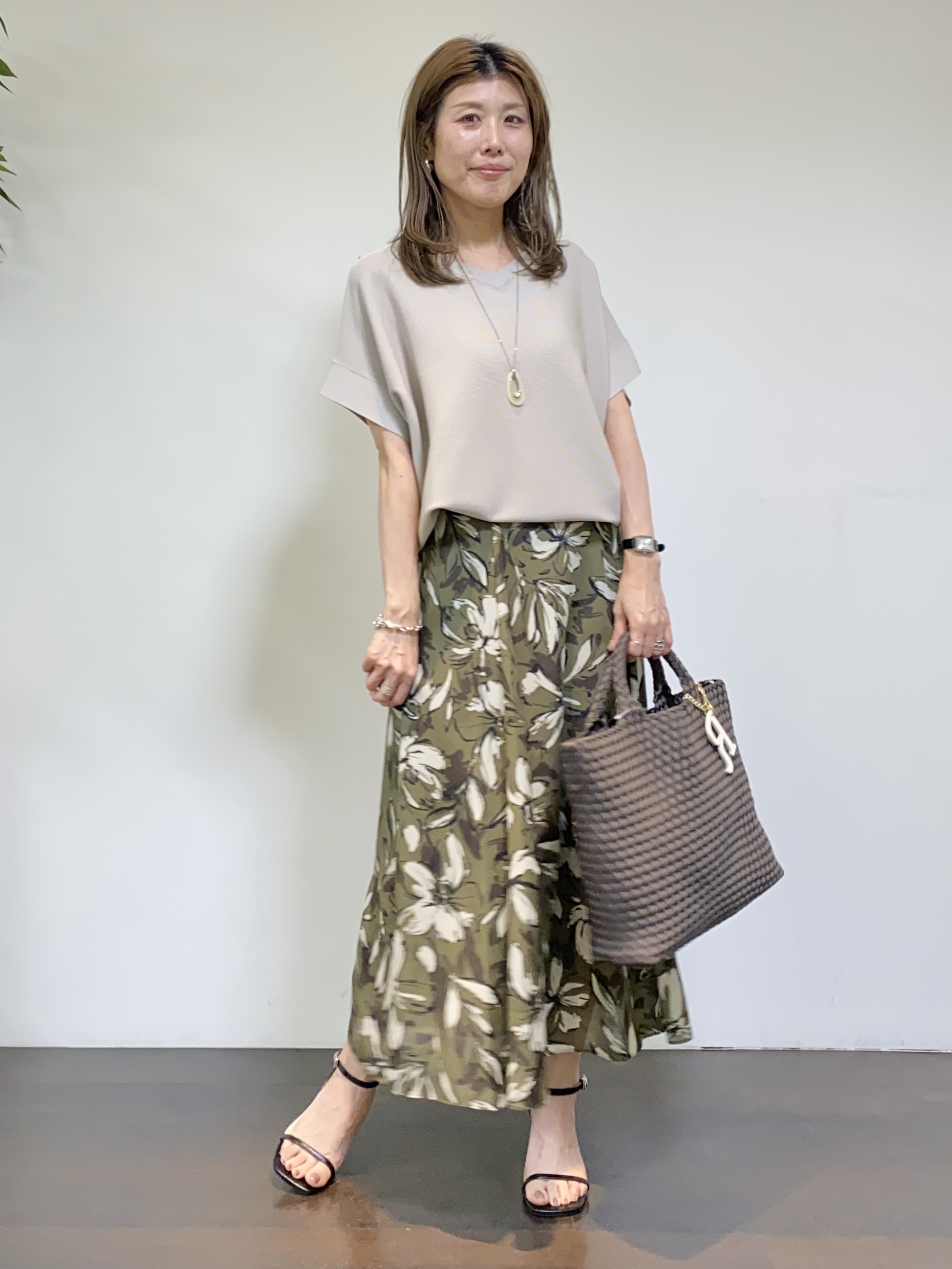 tomoさんの「UNTITLED｜◆【洗える】シアーブルゾン」を使ったコーディネート