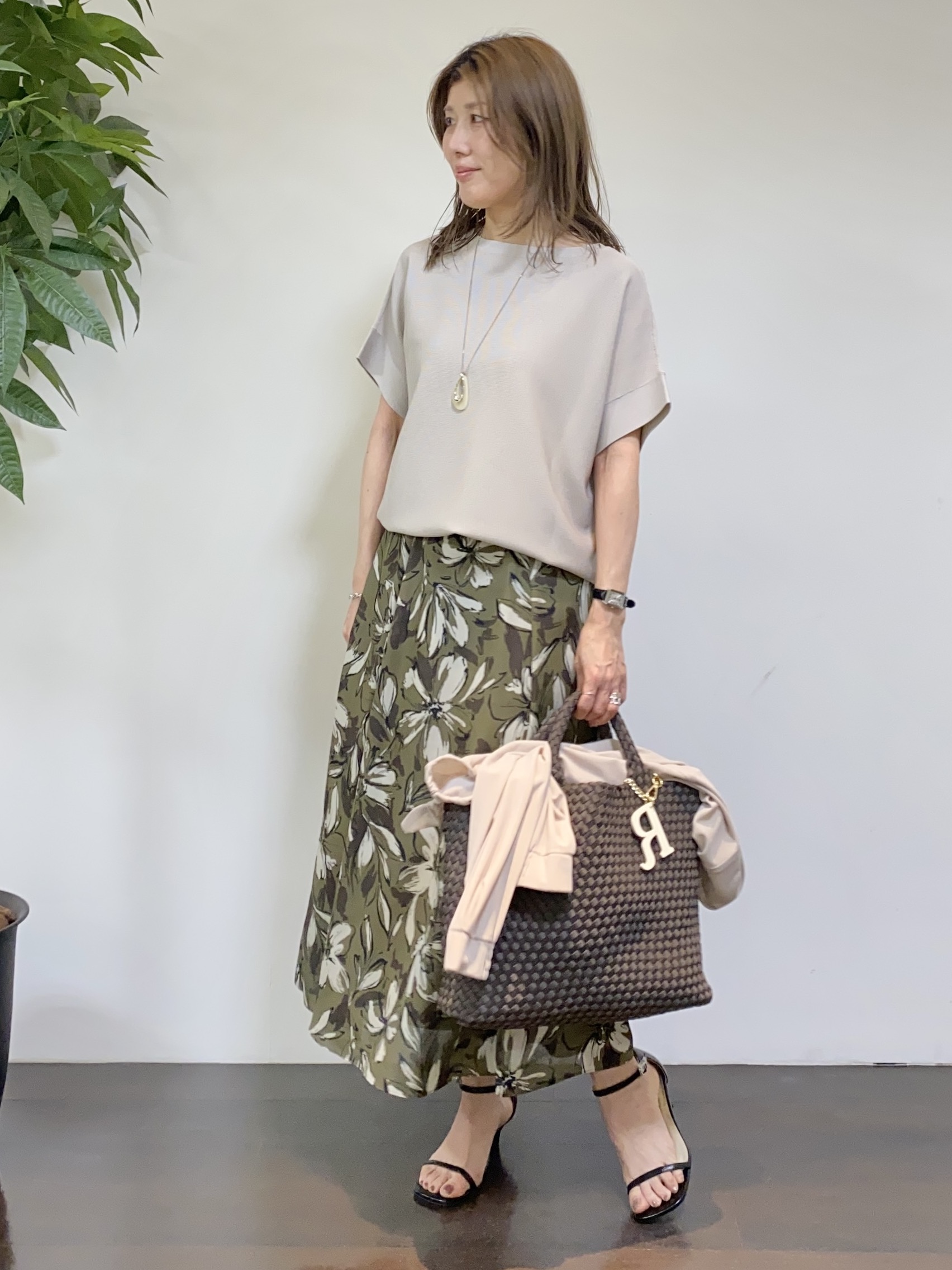 tomoさんの「UNTITLED｜◆【洗える】シアーブルゾン」を使ったコーディネート