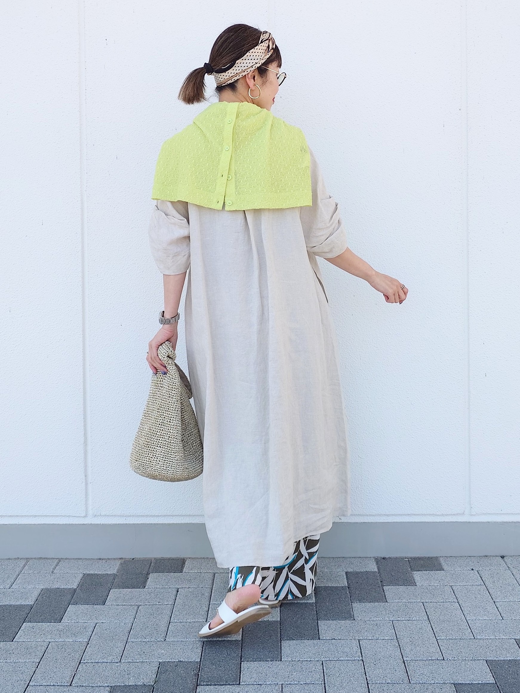 MUTSUKOさんの「UNTITLED｜【TICCA】リネンツイストスリーブワンピース」を使ったコーディネート