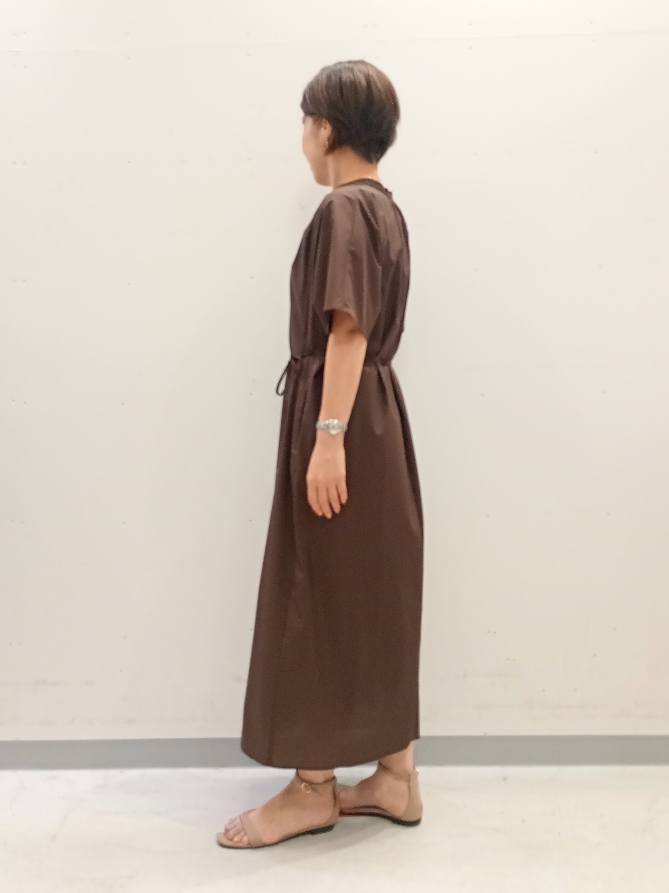 Kさんの「INDIVI｜【撥水／UVカット】ベルト付きワンピース」を使ったコーディネート