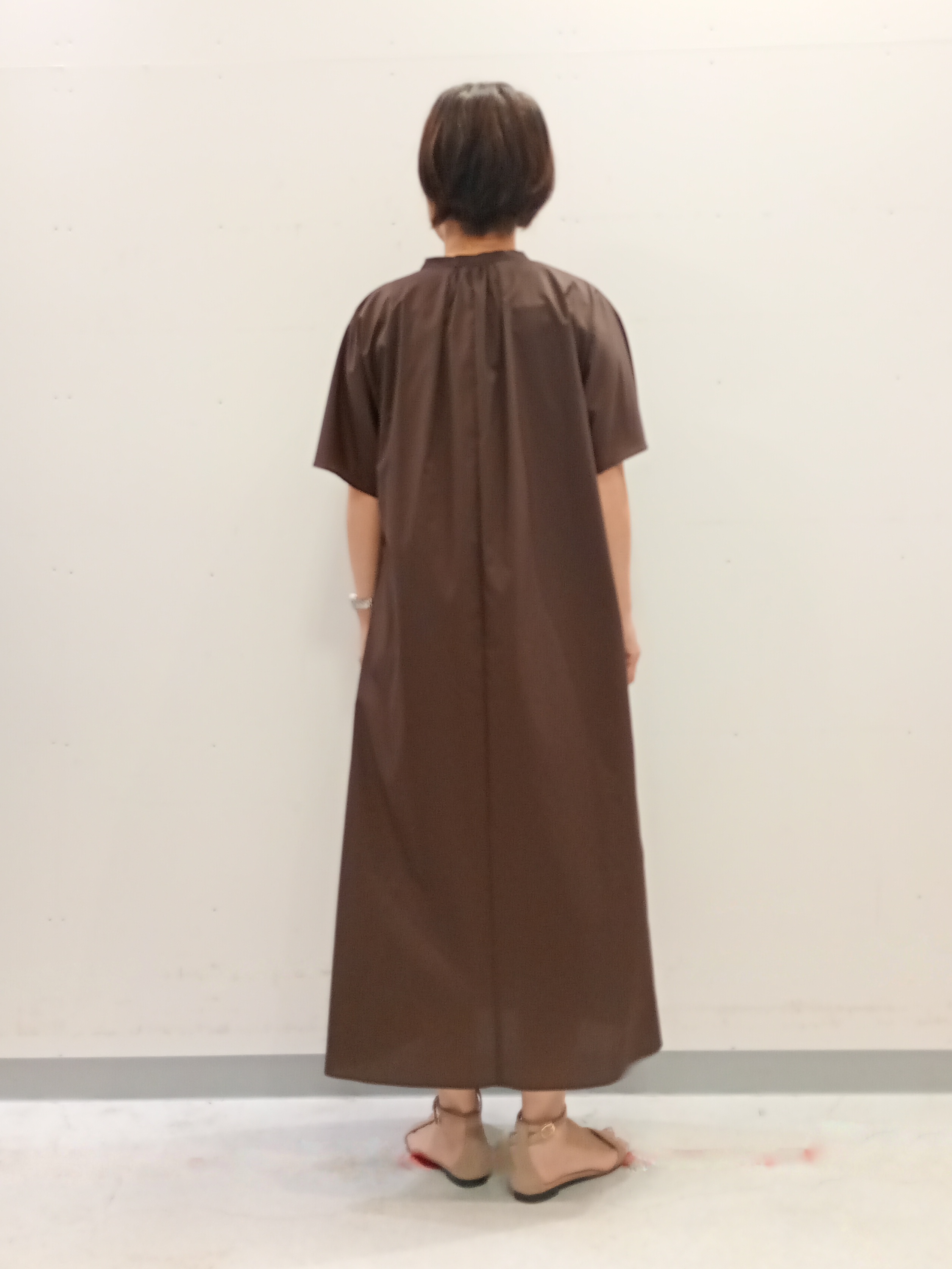 Kさんの「INDIVI｜【撥水／UVカット】ベルト付きワンピース」を使ったコーディネート
