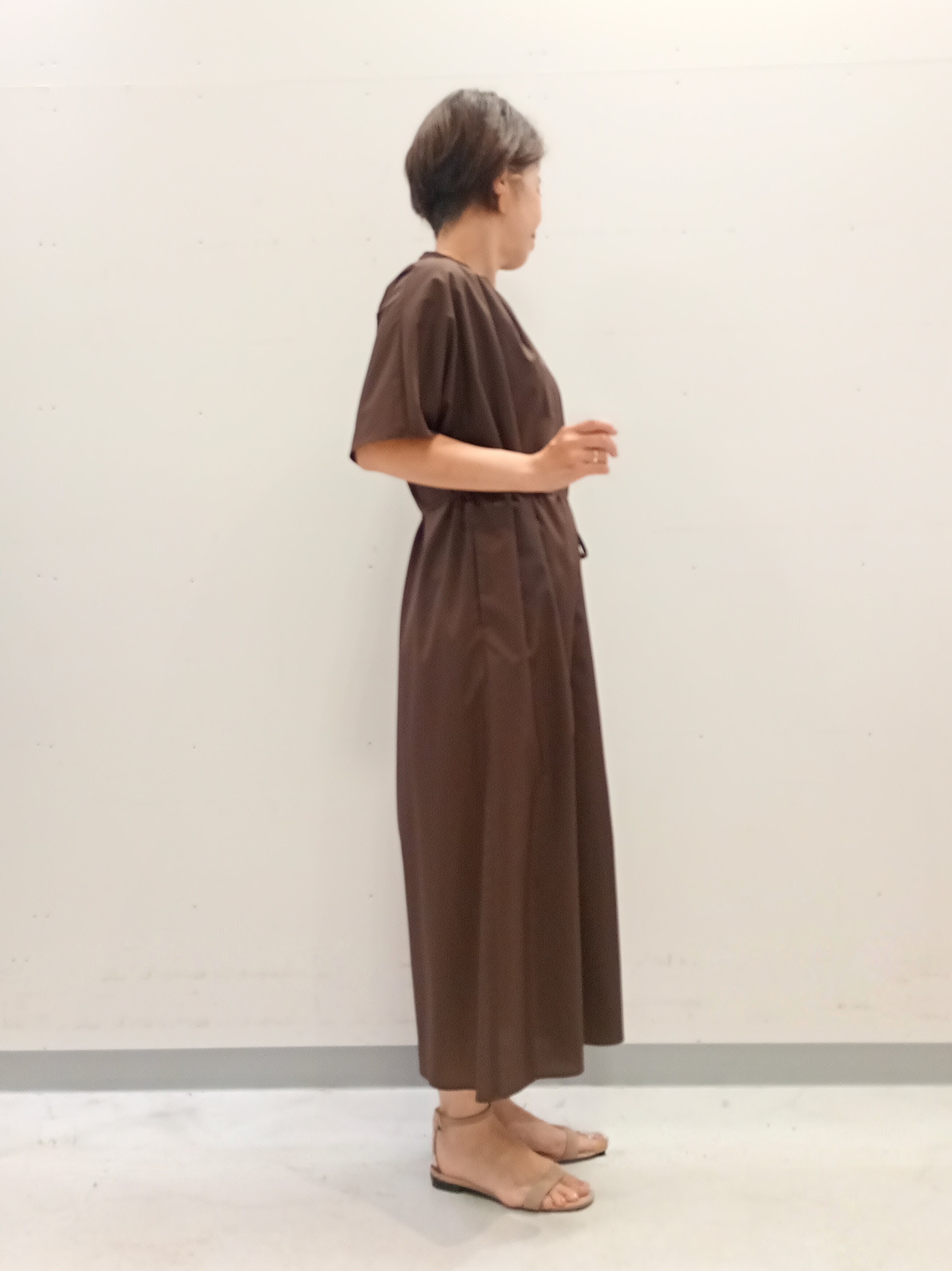 Kさんの「INDIVI｜【撥水／UVカット】ベルト付きワンピース」を使ったコーディネート