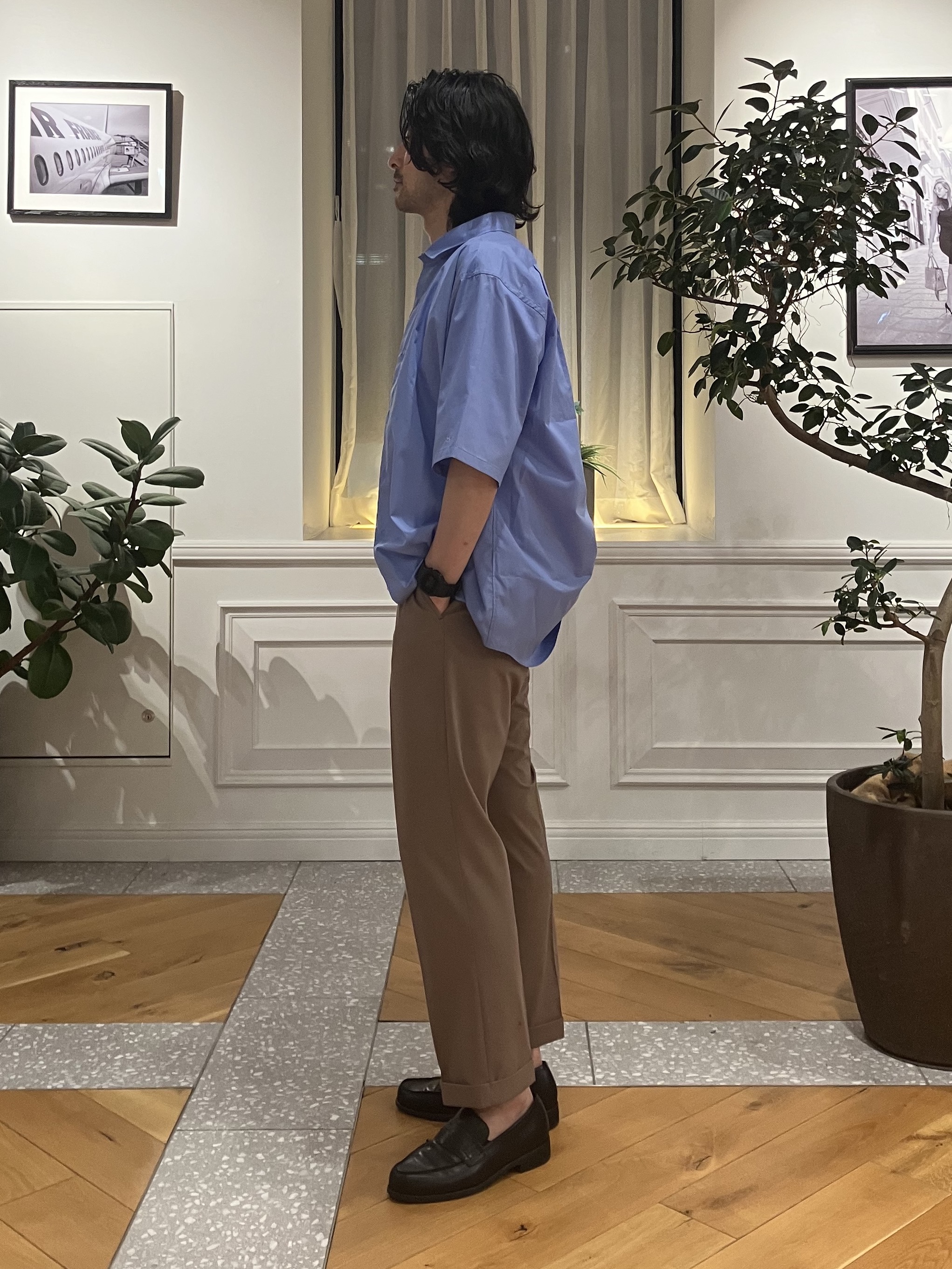 junyaさんの「DRESSTERIOR｜【干場義雅&times;DRESSTERIOR/再入荷】シドグラスシャツ」を使ったコーディネート