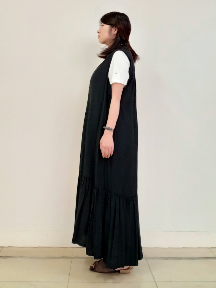 emiさんの「DRESSTERIOR｜【接触冷感／抗菌防臭／消臭】アイスクリアコットン ターンナップT」を使ったコーディネート