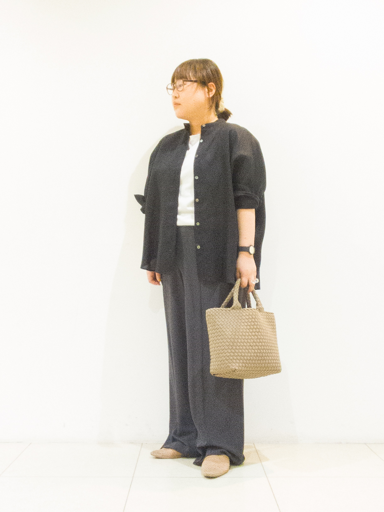 takedaさんの「UNTITLED｜【麻100】リネンドルマンシャツ」を使ったコーディネート