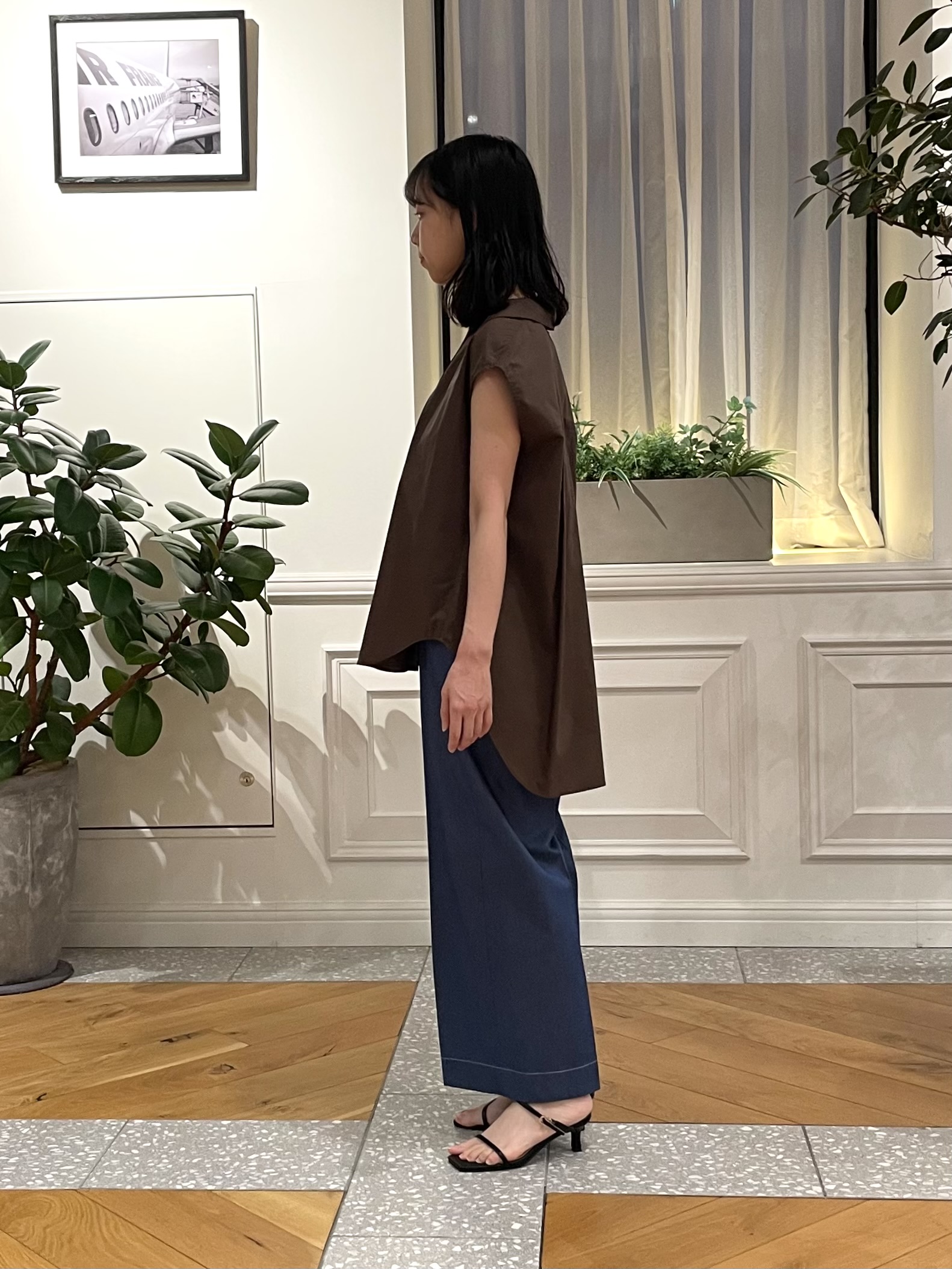 Lilyさんの「DRESSTERIOR｜フレンチスリーブ スキッパーブラウス」を使ったコーディネート