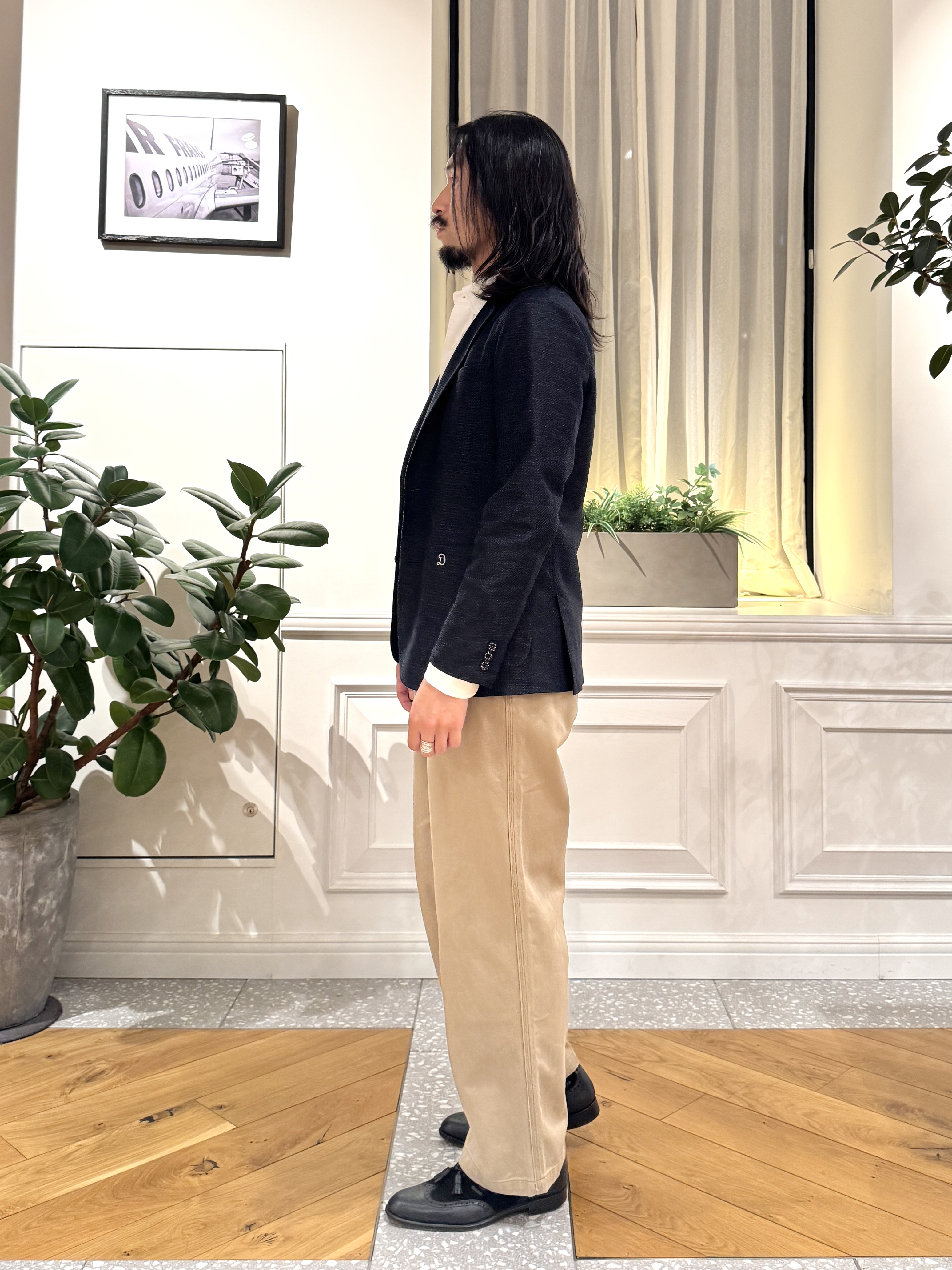 kawarataniさんの「DRESSTERIOR｜オックスフォード ラウンドカラーシャツ」を使ったコーディネート