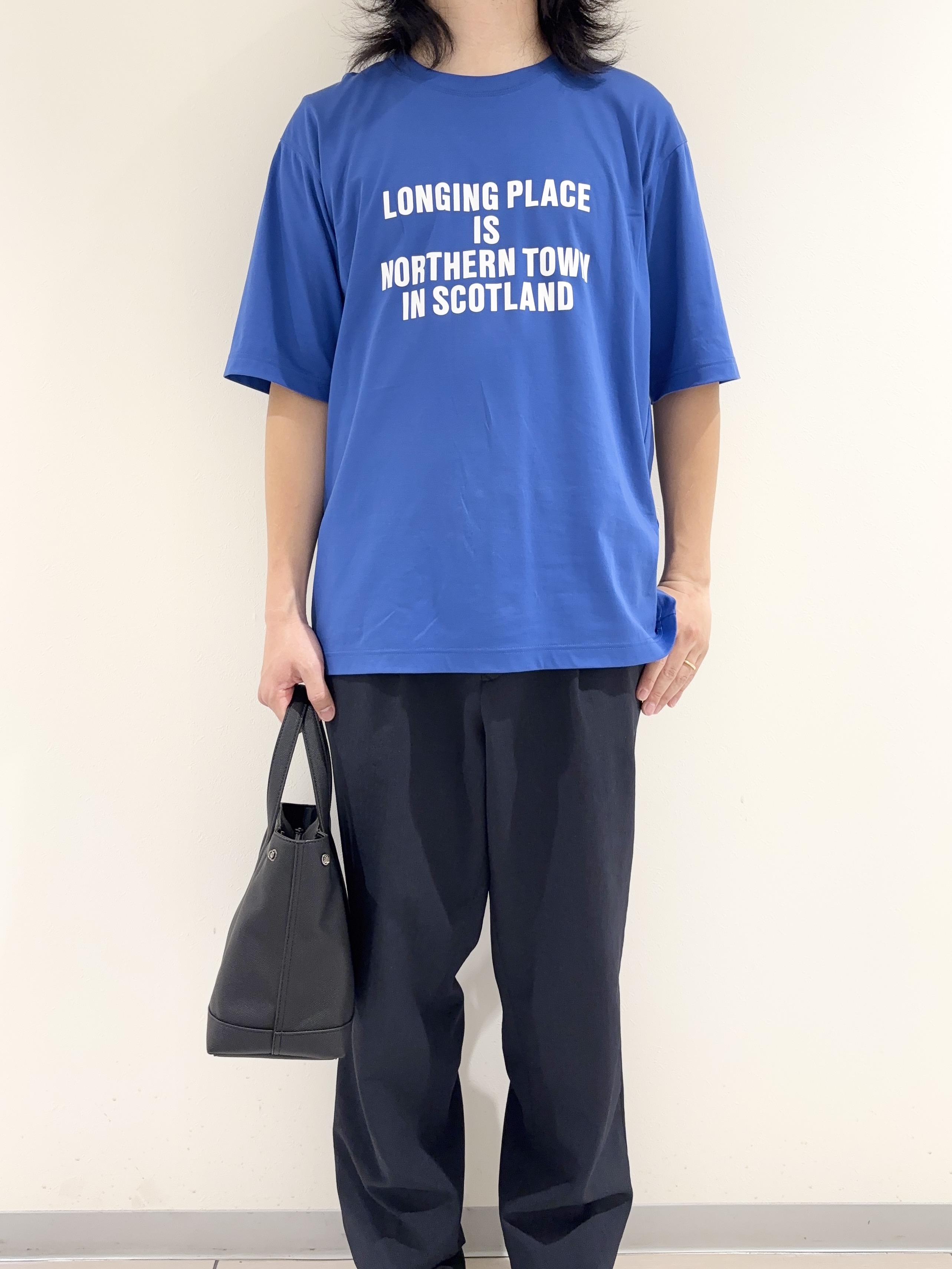 及川さんの「TAKEO KIKUCHI｜【BOWLER HAT LABEL】アイスクリアコットン バッククロスピストル 半袖Tシャツ」を使ったコーディネート