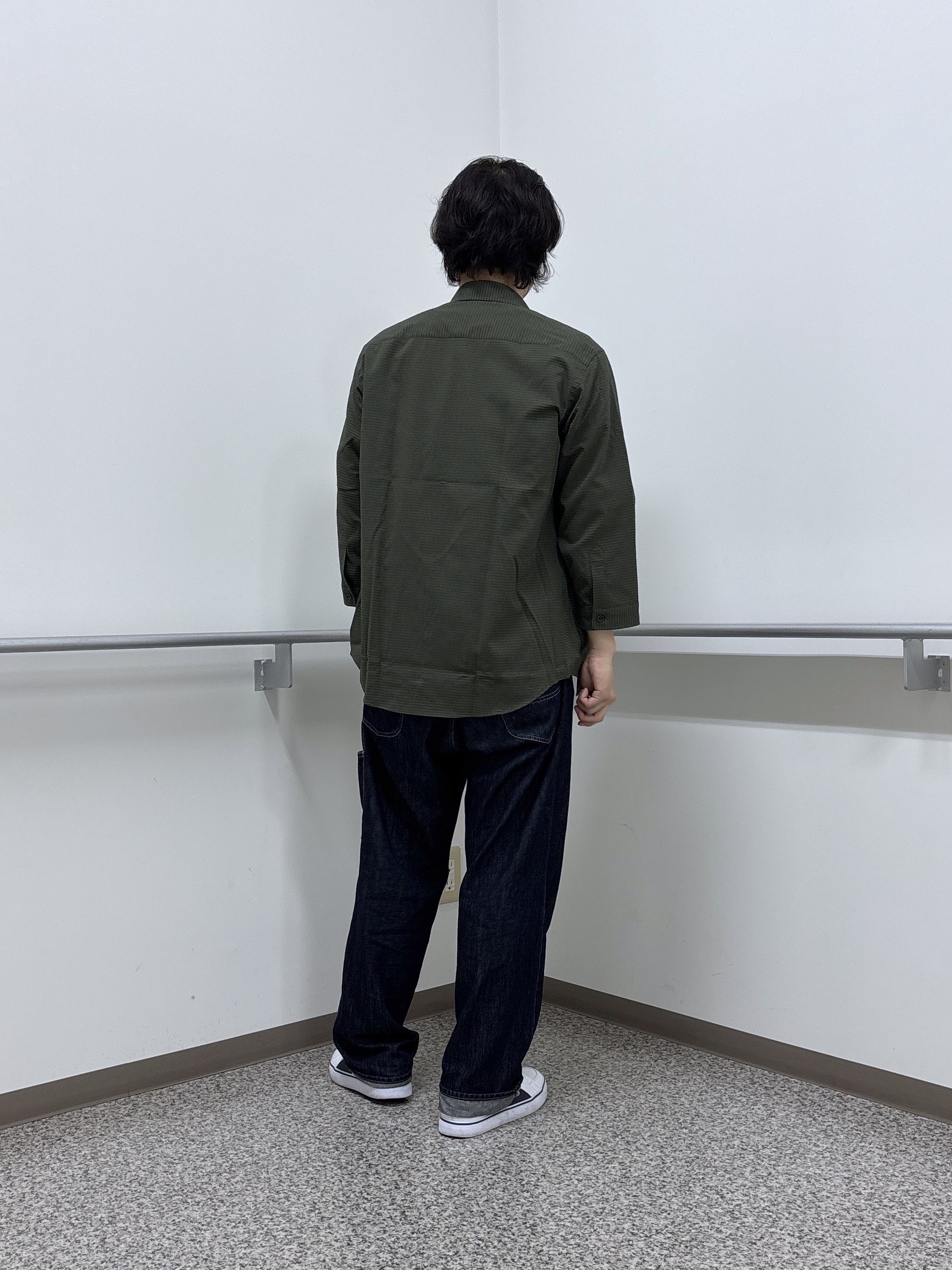 KEIさんの「TAKEO KIKUCHI｜【日本製】DotAir（R）サッカー7分袖シャツ」を使ったコーディネート