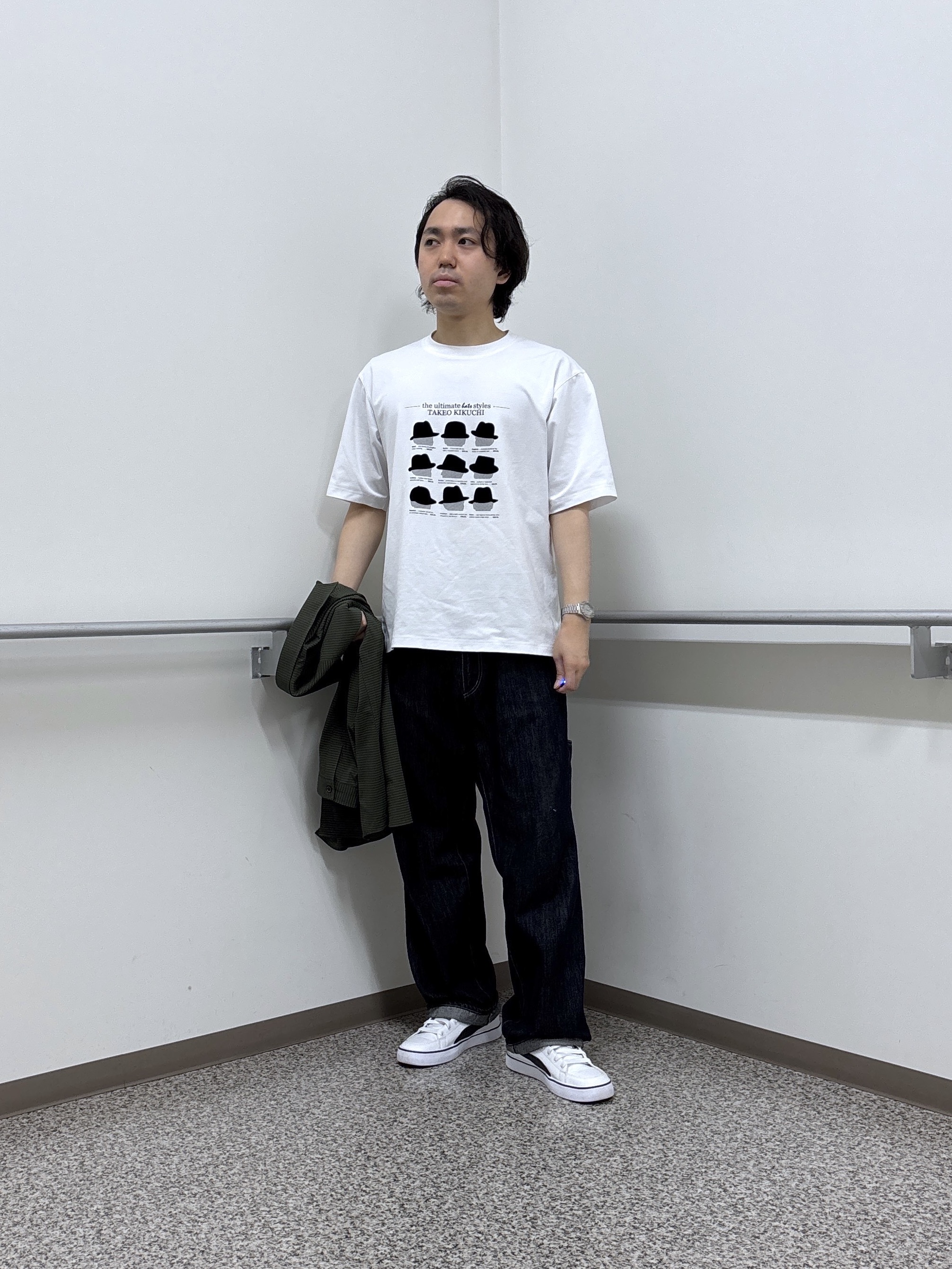 KEIさんの「TAKEO KIKUCHI｜【日本製】DotAir（R）サッカー7分袖シャツ」を使ったコーディネート