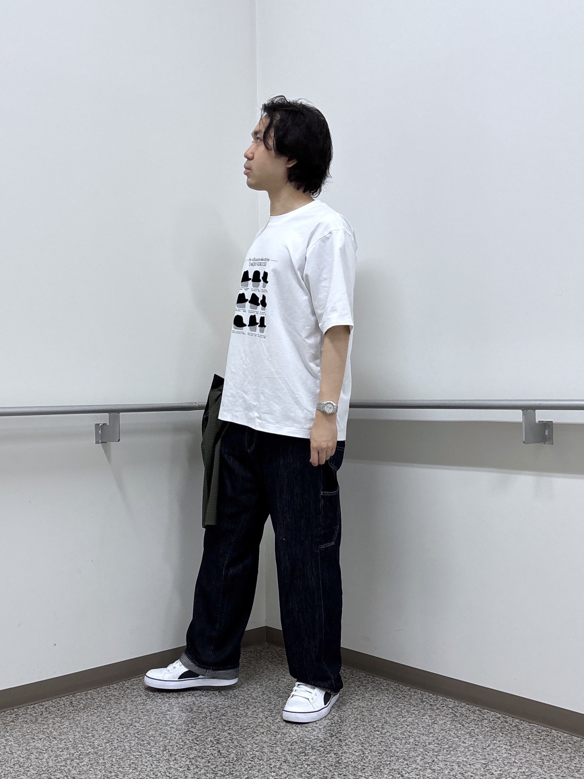 KEIさんの「TAKEO KIKUCHI｜【日本製】DotAir（R）サッカー7分袖シャツ」を使ったコーディネート