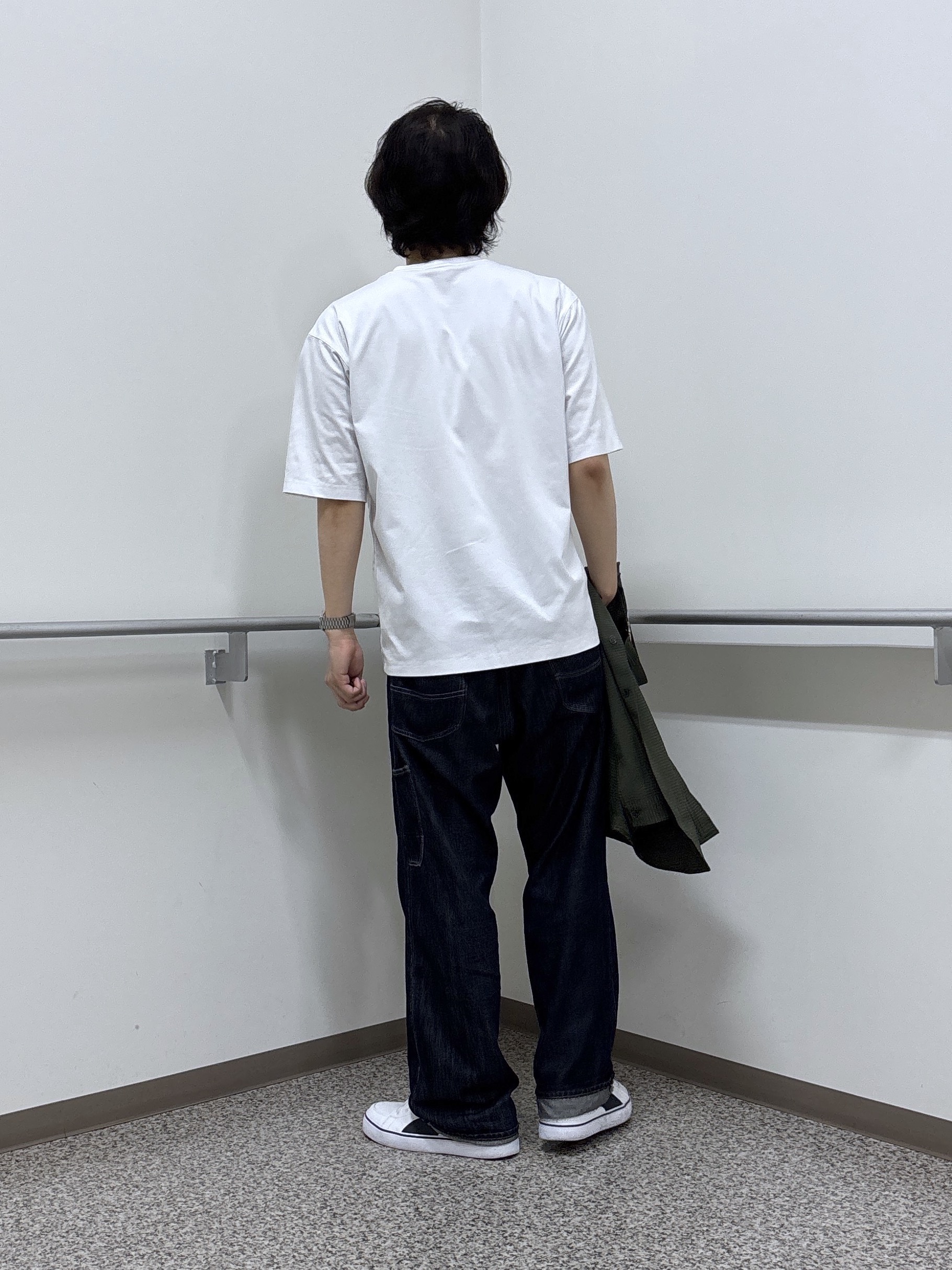 KEIさんの「TAKEO KIKUCHI｜【日本製】DotAir（R）サッカー7分袖シャツ」を使ったコーディネート
