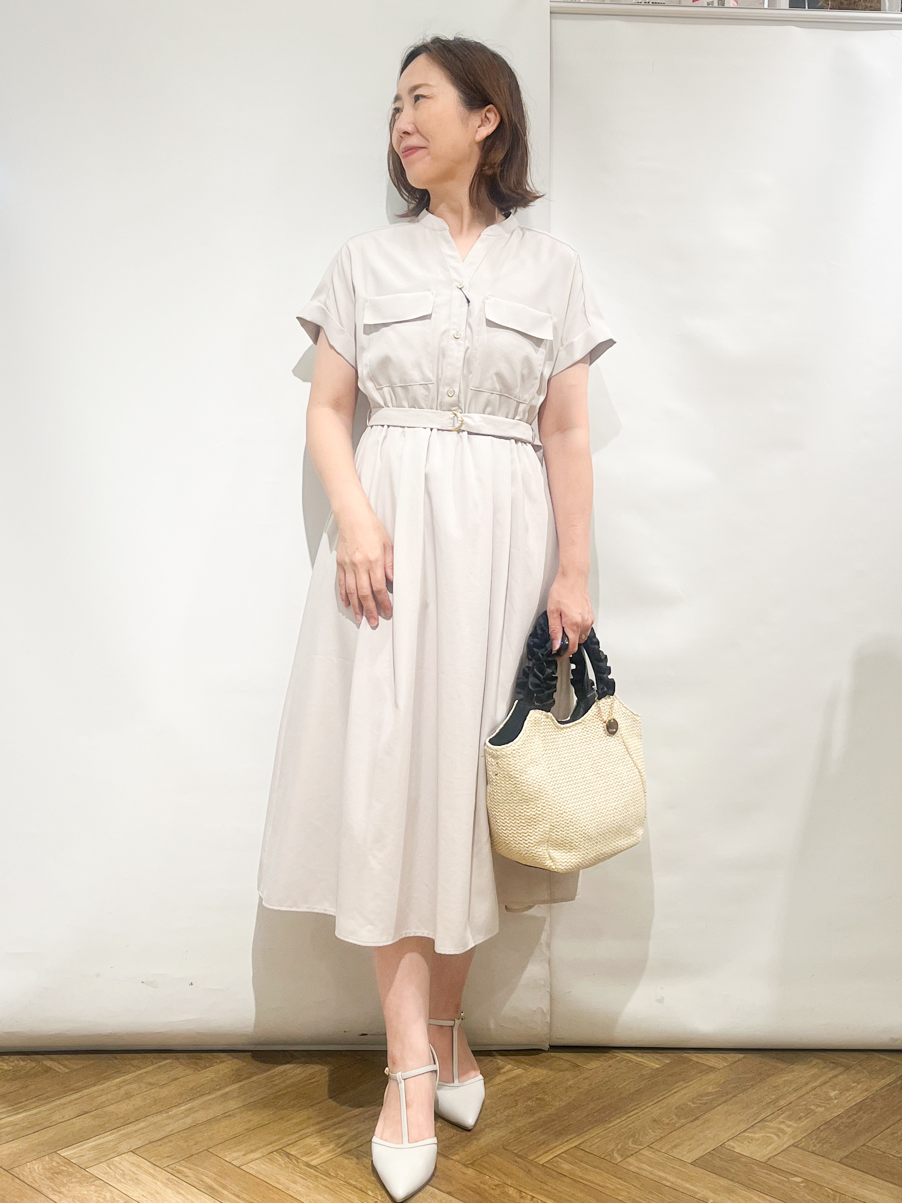 fumiさんの「index｜【接触冷感】ビジューボタンカーディガン《抗ピリング／洗濯機OK》」を使ったコーディネート