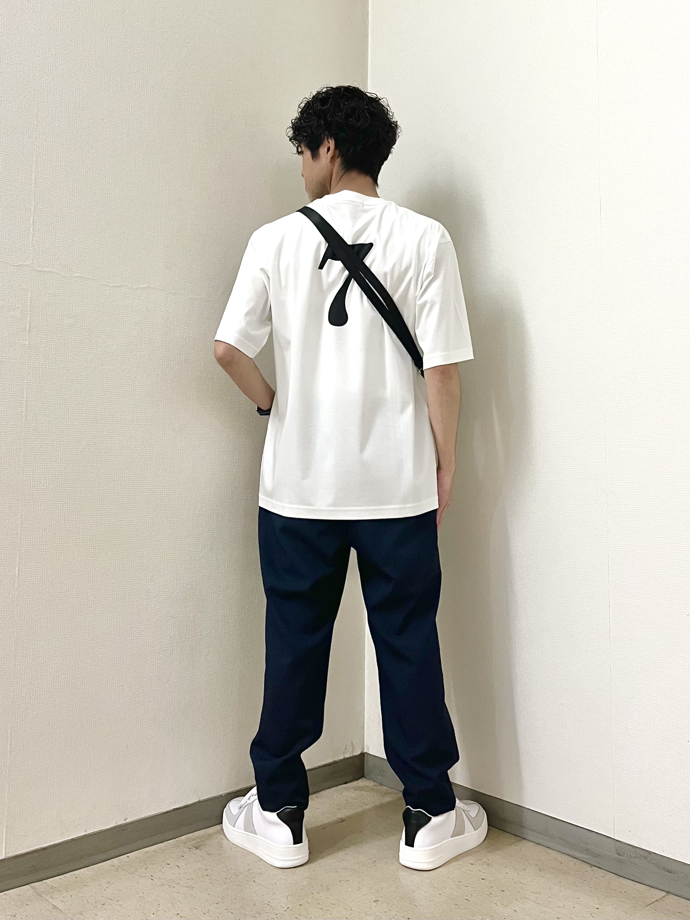 URAさんの「TAKEO KIKUCHI｜【BOWLER HAT LABEL】アイスクリアコットン ラッキーセブン 半袖Tシャツ」を使ったコーディネート